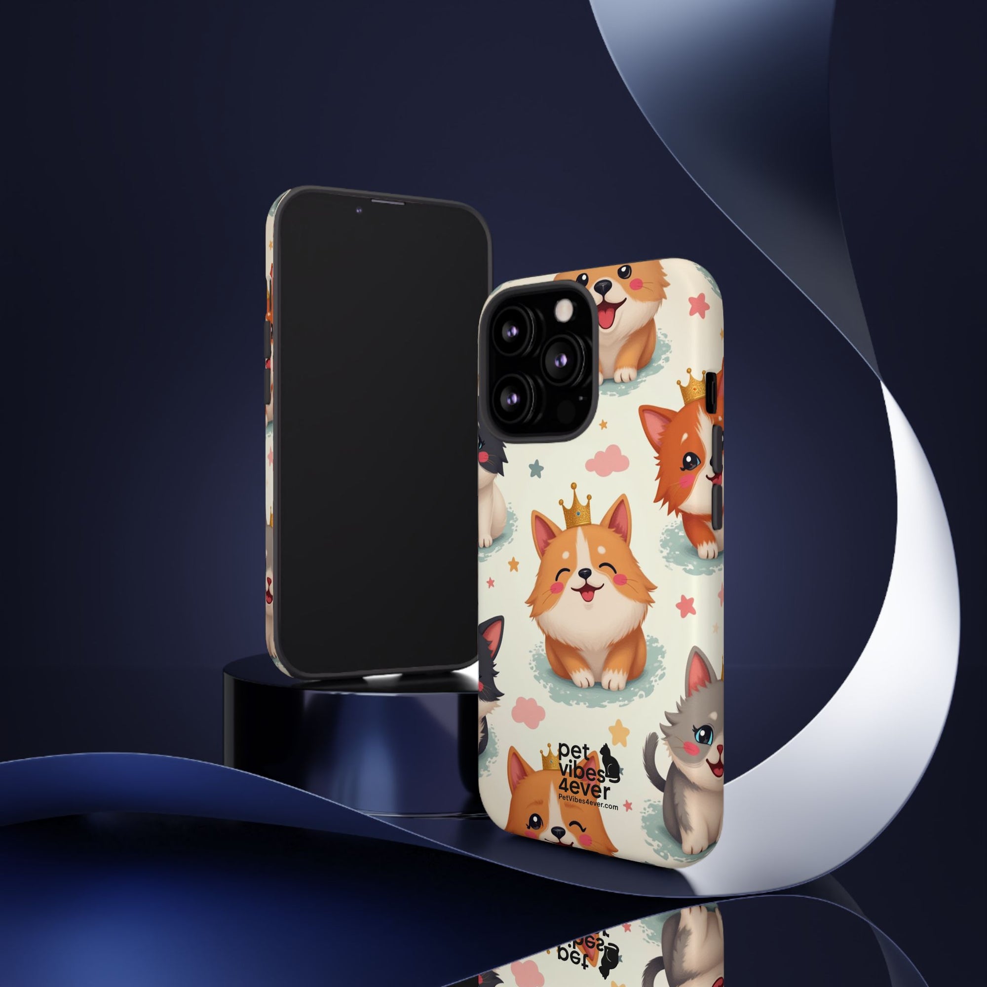 Cute Pet Phone Case, Dog Lover Accessory, Cat Phone Cover, Gift for Animal Lovers, Birthday Present, Pet Vibes Forever