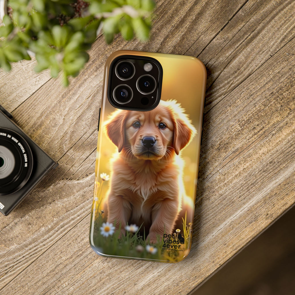 Golden Retriever Phone Case, Cute Dog Phone Cover, Pet Lover Gift, Tough Phone Cases, Puppy Design Mobile Protector