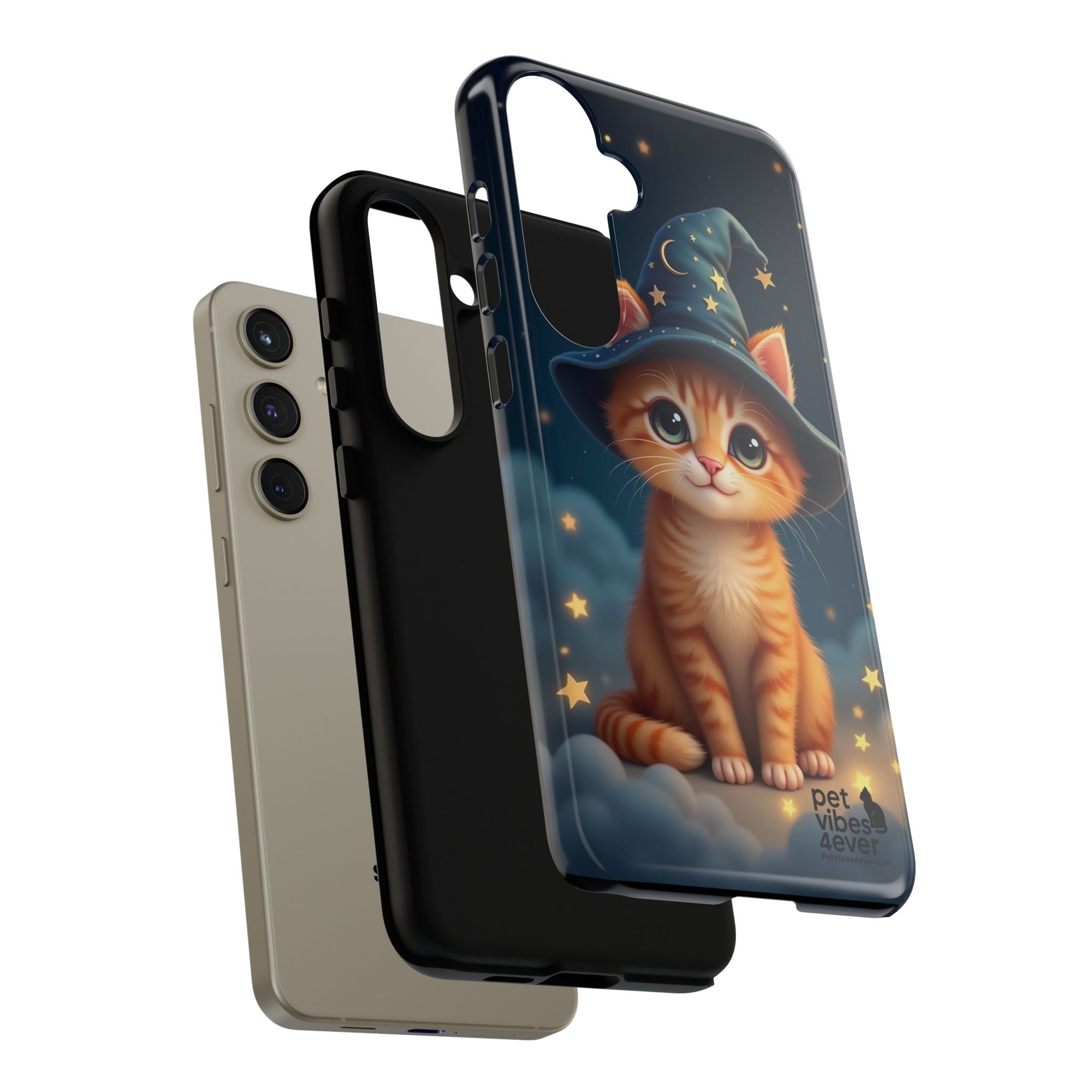 Cat-Themed Phone Case, Magical Cat Case, Pet Lover Gift, Cute Animal Accessories, Birthday Present For Cat Owners