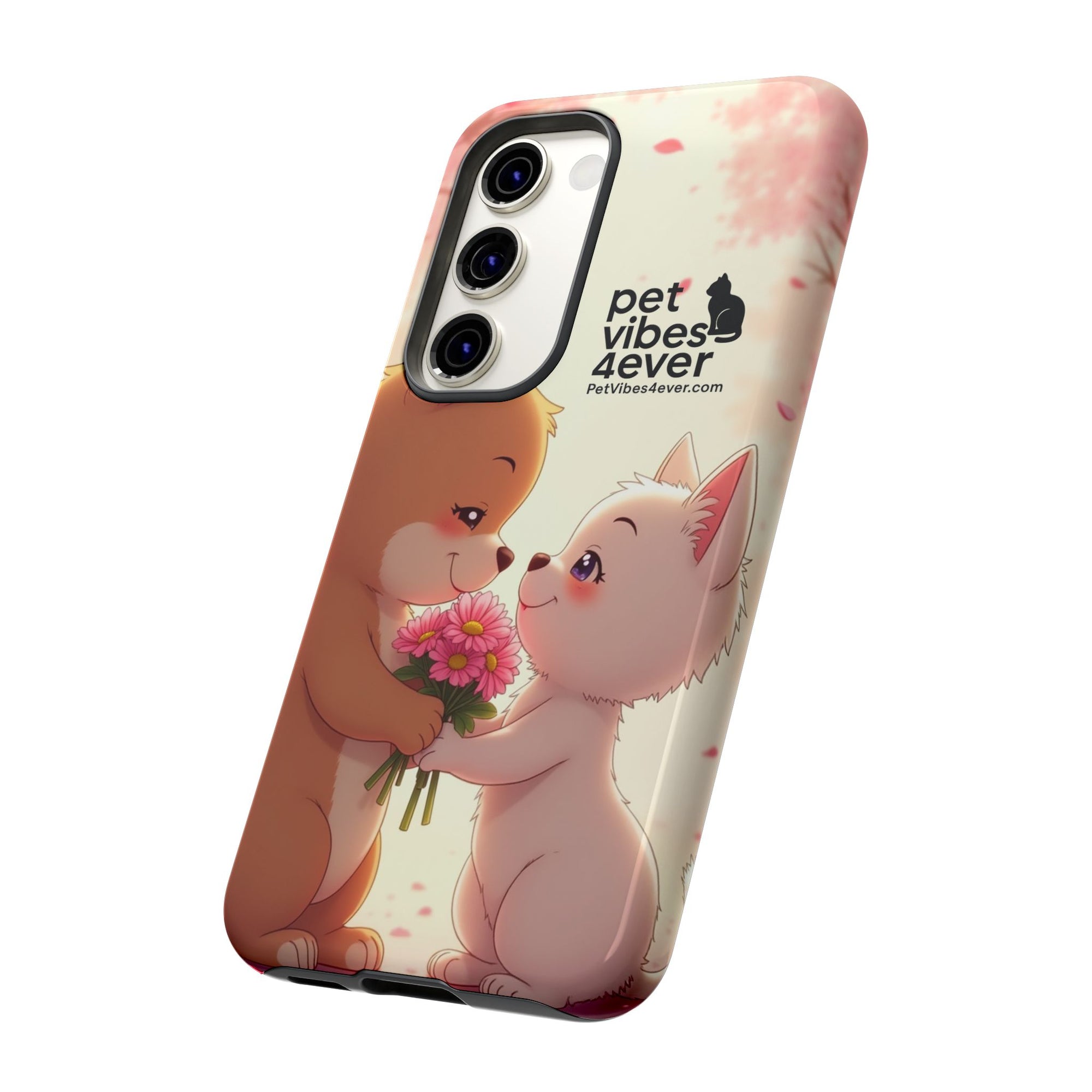 Cute Pet Themed Phone Case, Animal Lovers Gift, Valentine's Day, Cute Phone Cover, Pet Vibes Forever