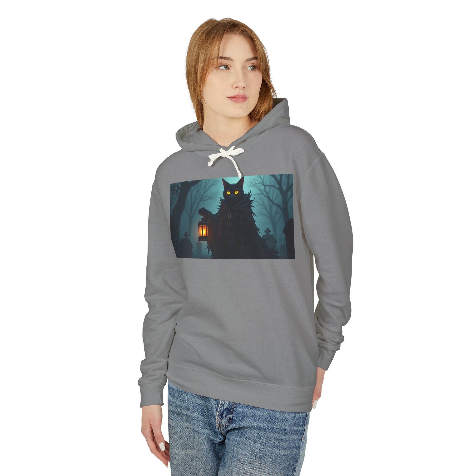 Mysterious Forest Hoodie, Cozy Lightweight Hooded Sweatshirt for Fall, Perfect for Halloween, Unisex Gift, Casual Wear, Autumn Style