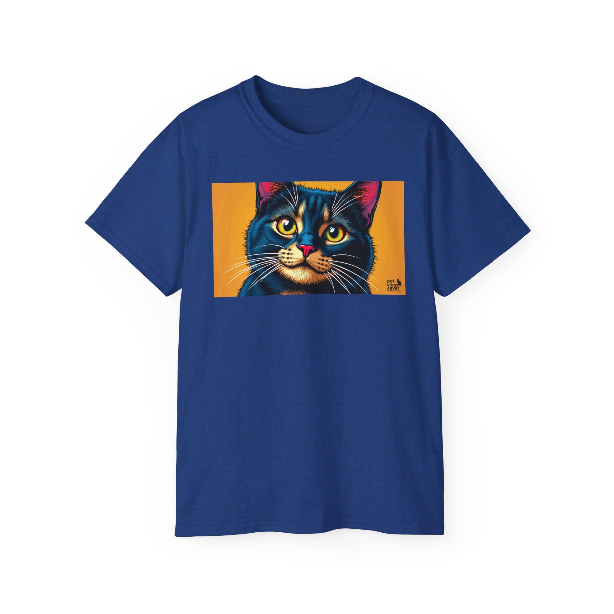 Whimsical Cat Art Tee, Funny Cat Lover Shirt, Gift for Cat Owners, Unique Pet Theme Apparel, Cozy Everyday Wear, Birthday Gift
