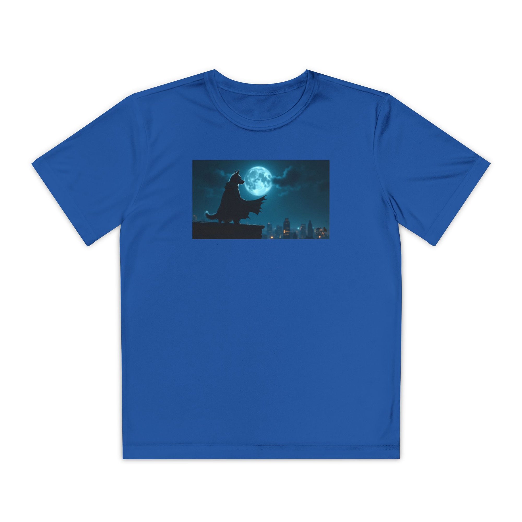 Youth Competitor Tee with Bold Eclipse Design, Perfect for Sports Events, Birthdays, Fun Outings, Team Spirit, Unique Gift Idea
