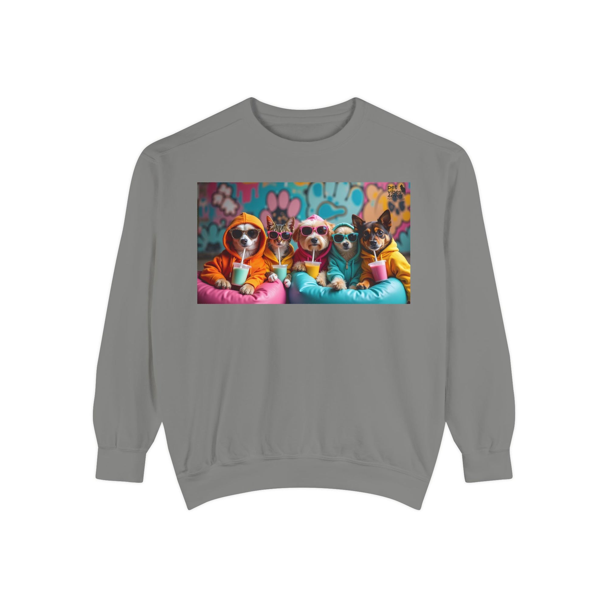 Colorful Dog Lovers Unisex Sweatshirt, Cozy Apparel for Pet Owners, Gift for Dog Lovers, Cute Animal Sweatshirt, Fun Casual Wear