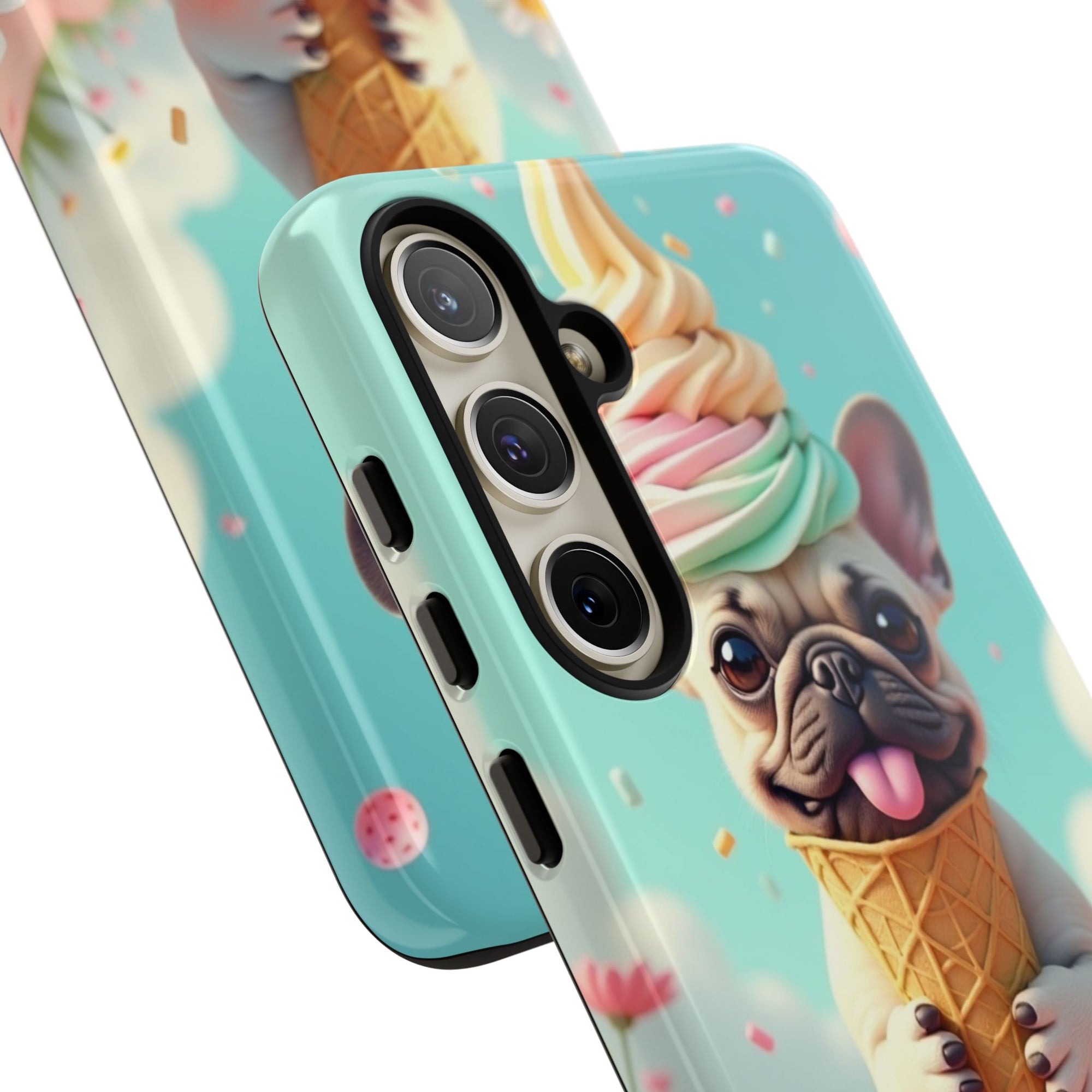 Cute Dog Phone Case, Pet Lover Gift, Tough iPhone/Android Cover, Dog Art, Fun Phone Accessory