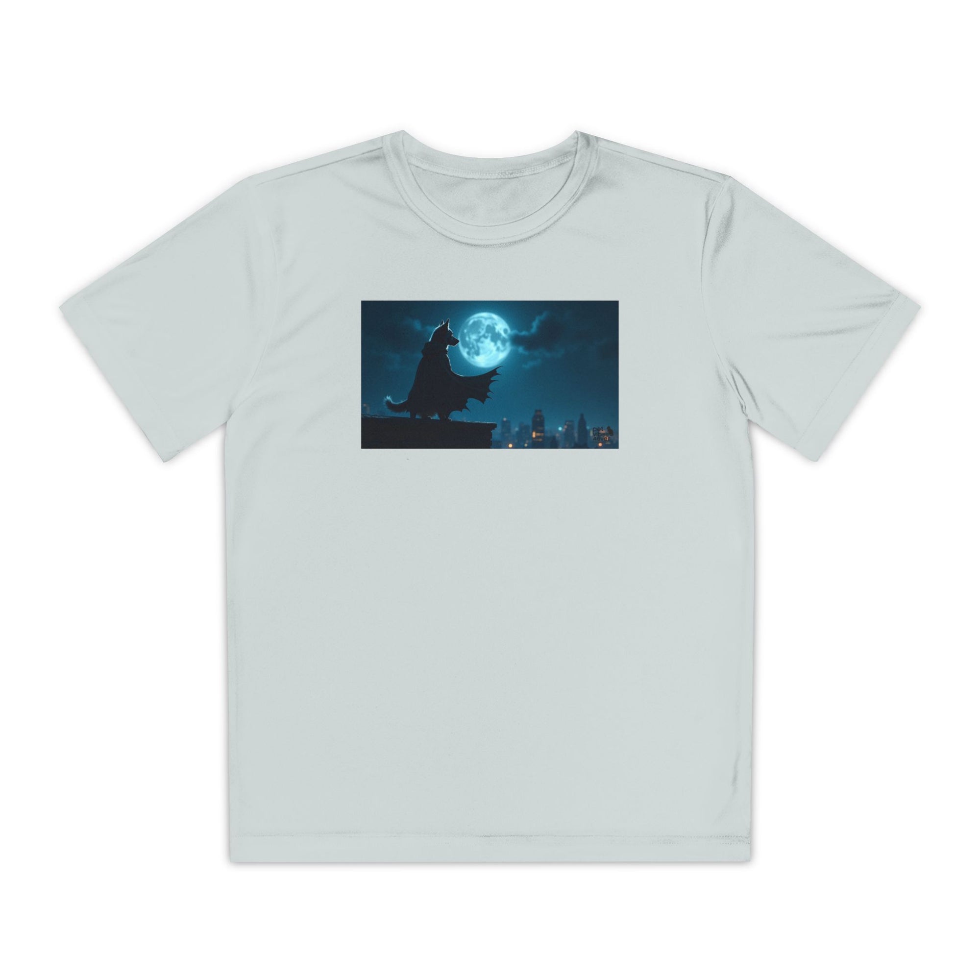 Youth Competitor Tee with Bold Eclipse Design, Perfect for Sports Events, Birthdays, Fun Outings, Team Spirit, Unique Gift Idea