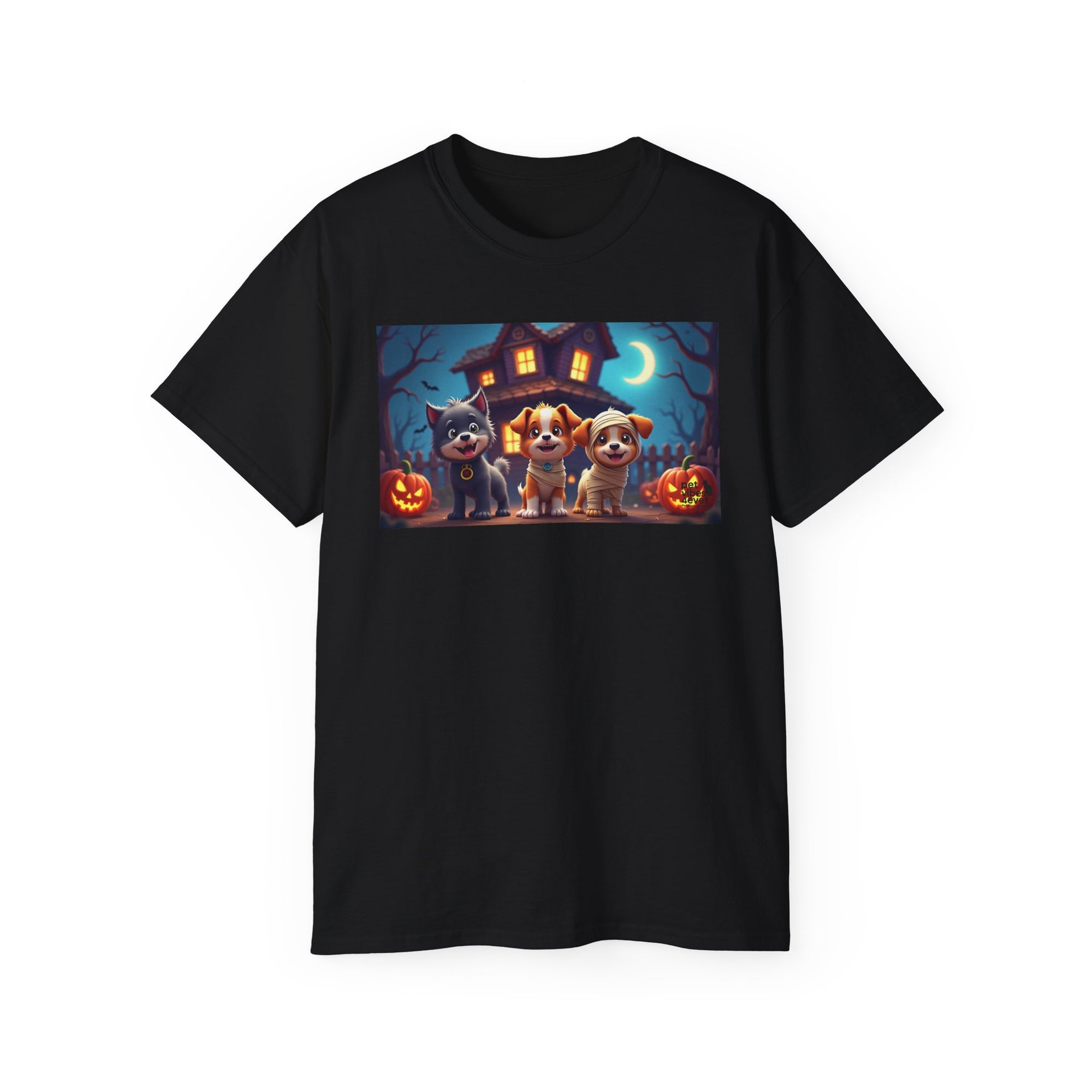 Halloween Pet Tee, Unisex Ultra Cotton T-Shirt, Cute Dog T-Shirt, Pet Lovers Gift, Halloween Costume Top