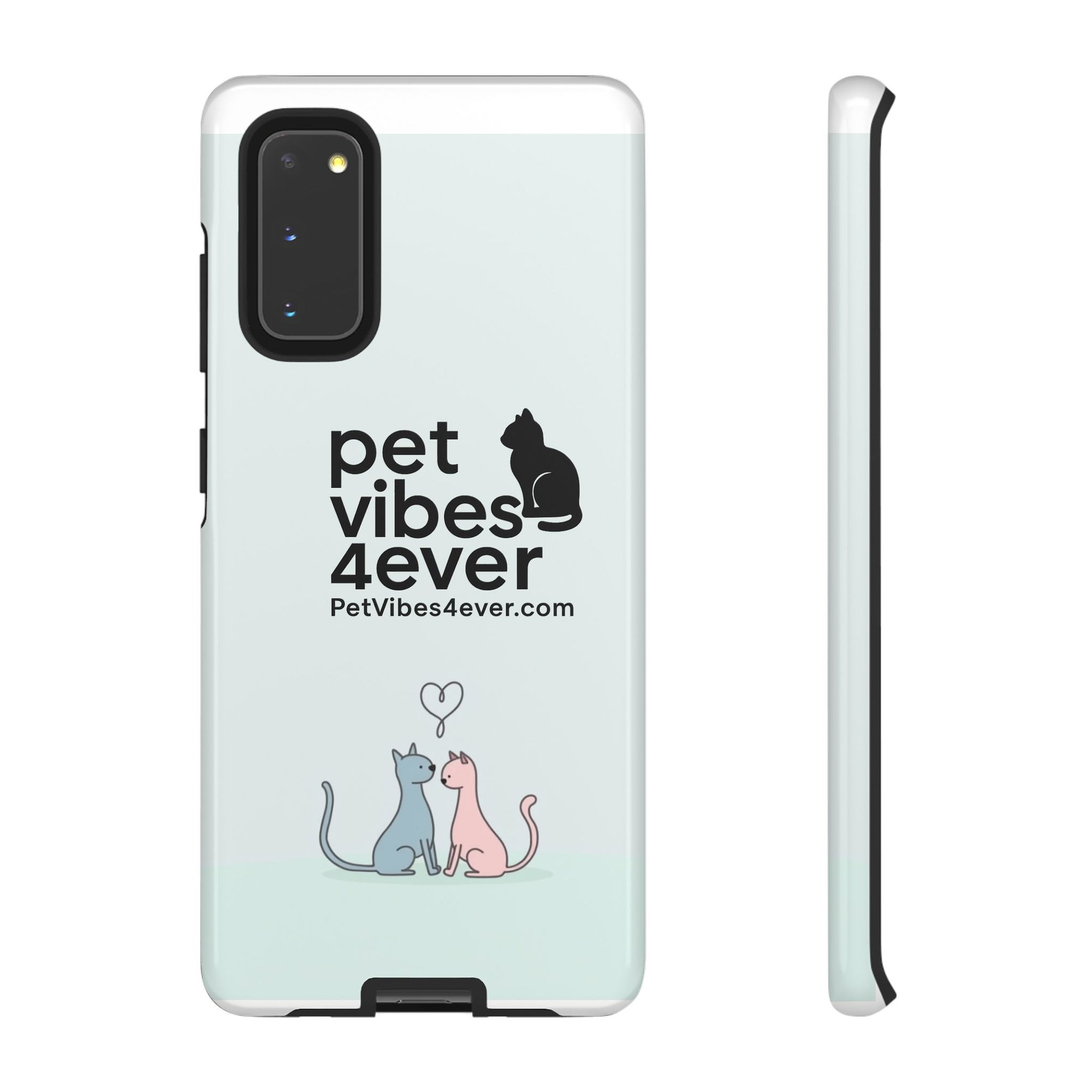 Cute Cat Phone Case, Colorful Tough Case for Pet Lovers, Cat-Themed Accessory, Gift for Animal Lovers, Mobile Phone Protection