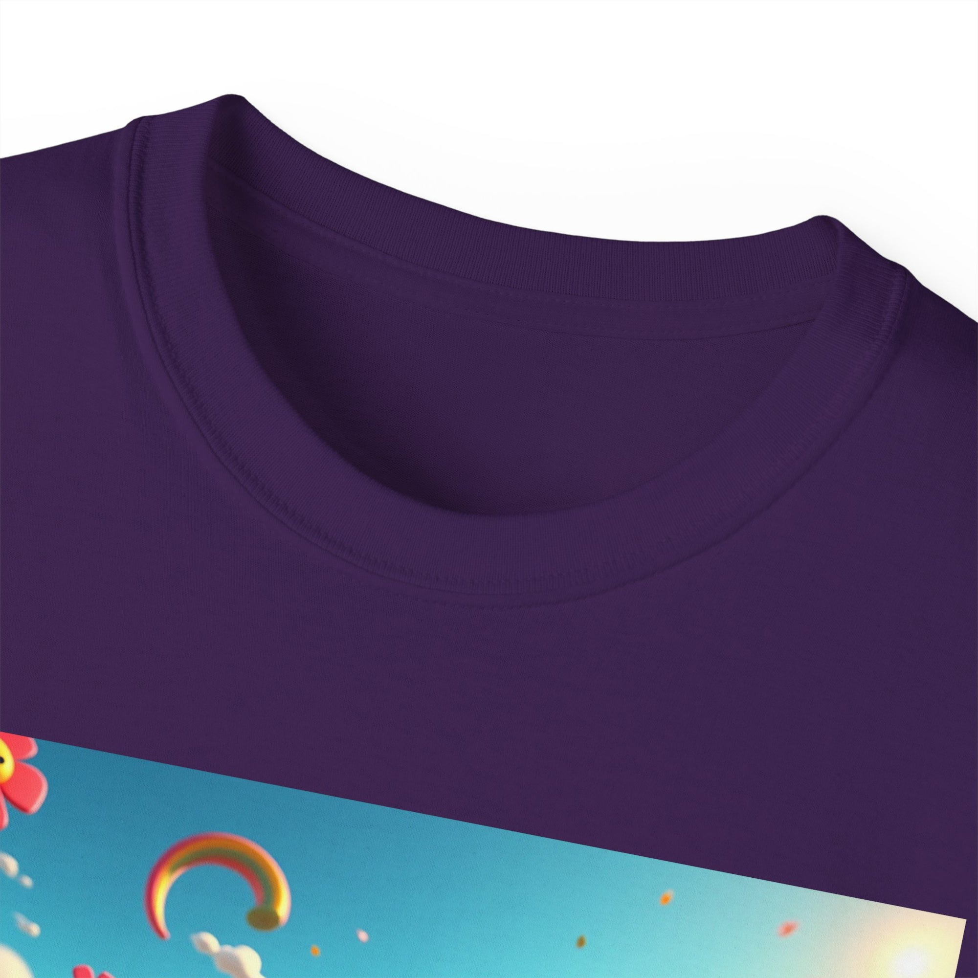 Colorful Fantasy Art Tee, Unisex Tee, Graphic T-Shirt, Fun Gift, Casual Wear, Summer Style, Festival Fashion