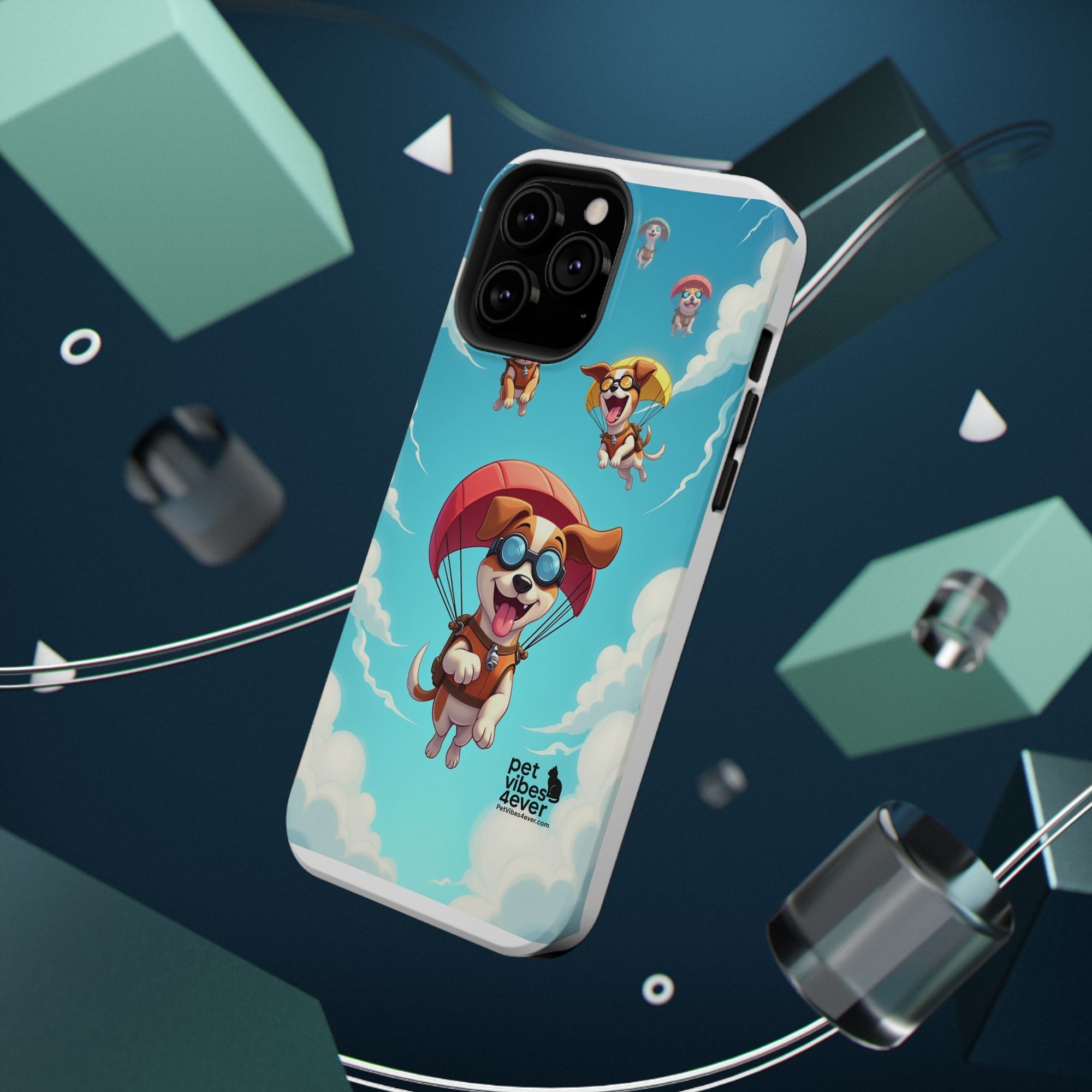 Playful Pet Vibes iPhone Case | Impact-Resistant Dog Design, Gifts for Dog Lovers, Cute Phone Accessory, Fun Pet Merchandise, [...]