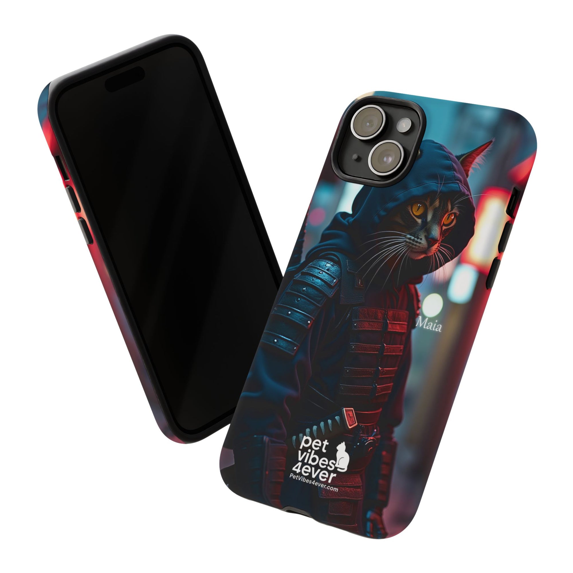 Tough Cases: Cool Cat Phone Case with 'Pet Vibes 4ever', Perfect for Cat Lovers, Unique Gift for Pet Enthusiasts, Fun Phone Accessory, [...]