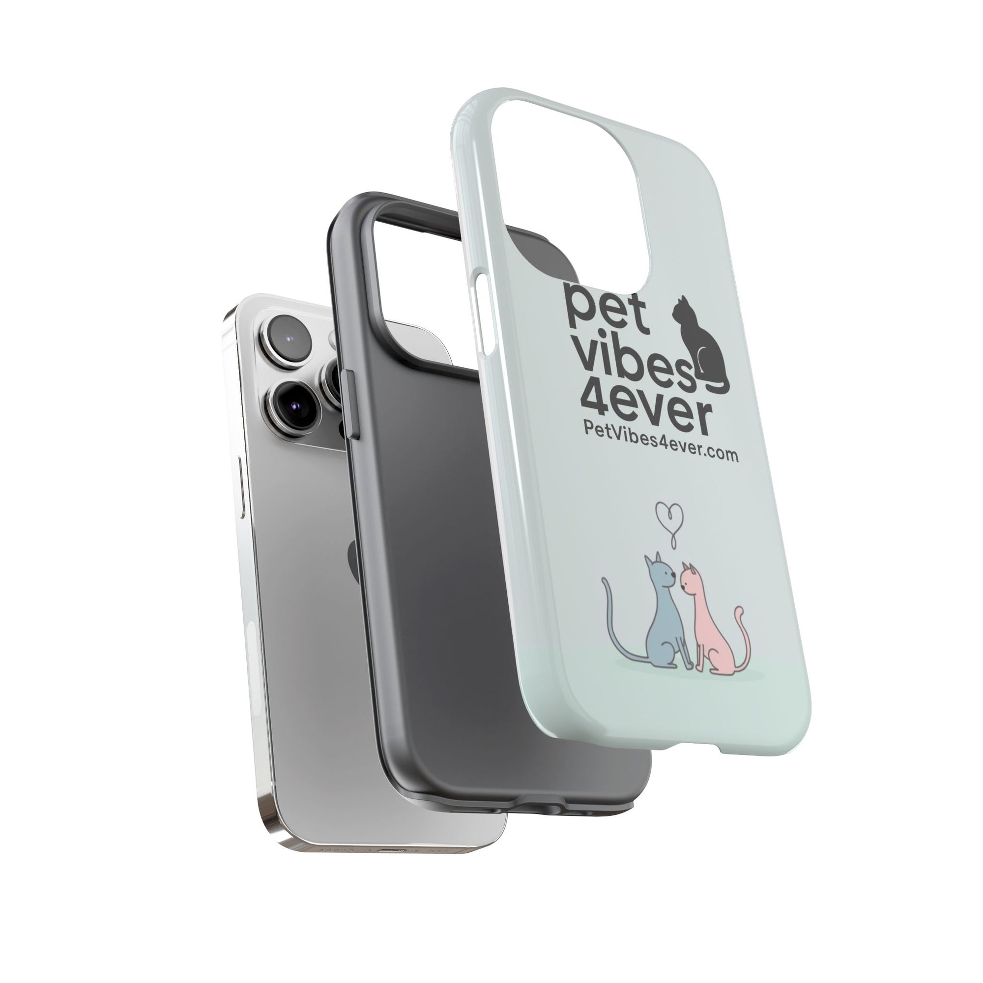 Pet Lover Phone Case - Cute Cat Lover Gift, Animal Protective Cover, Pet Vibes Merchandise, Birthday Present, Custom Phone Accessory