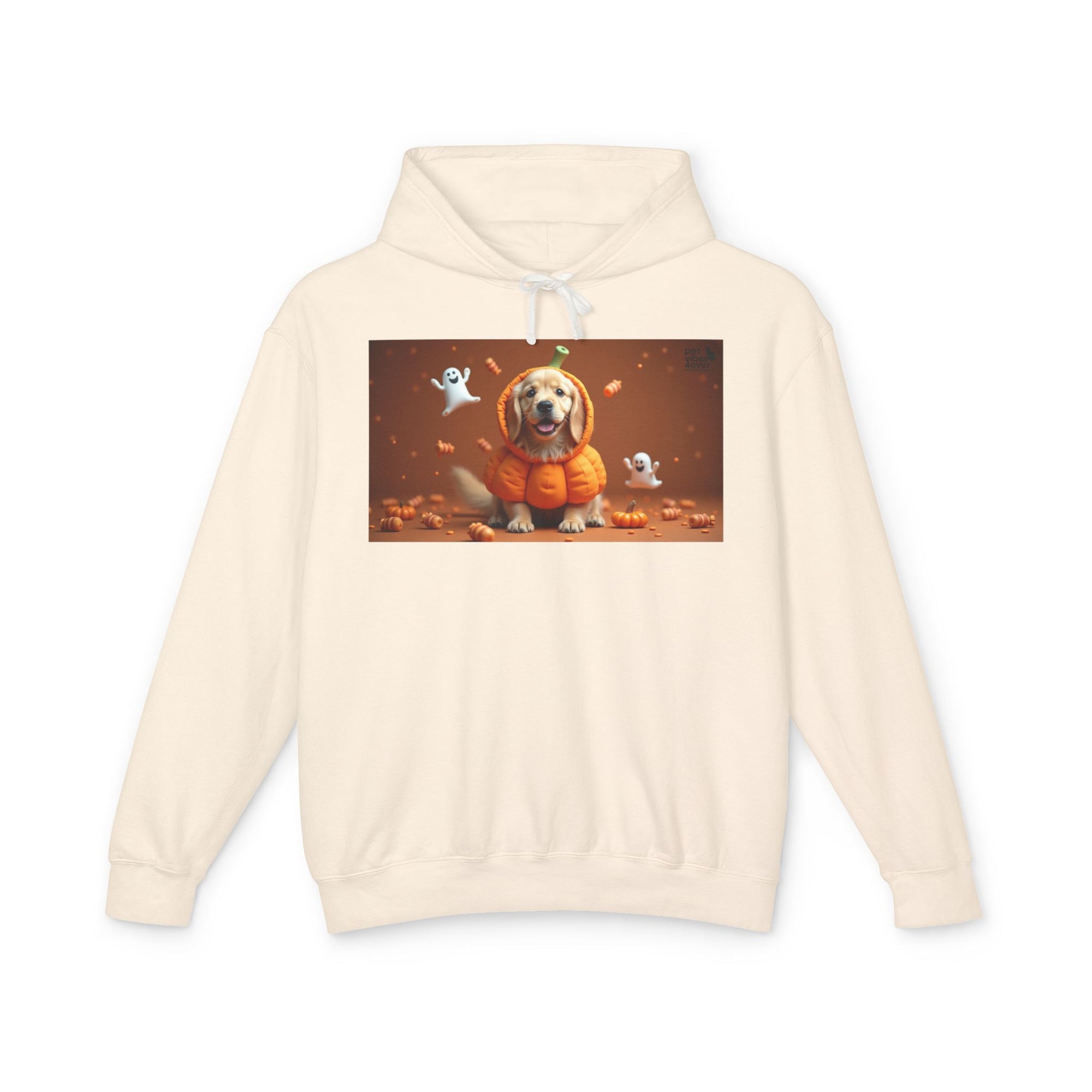 Cozy Halloween Dog Hoodie, Unisex Lightweight Sweatshirt, Perfect Fall Gift, Pet Lovers Apparel, Spooky Season Sweatshirt