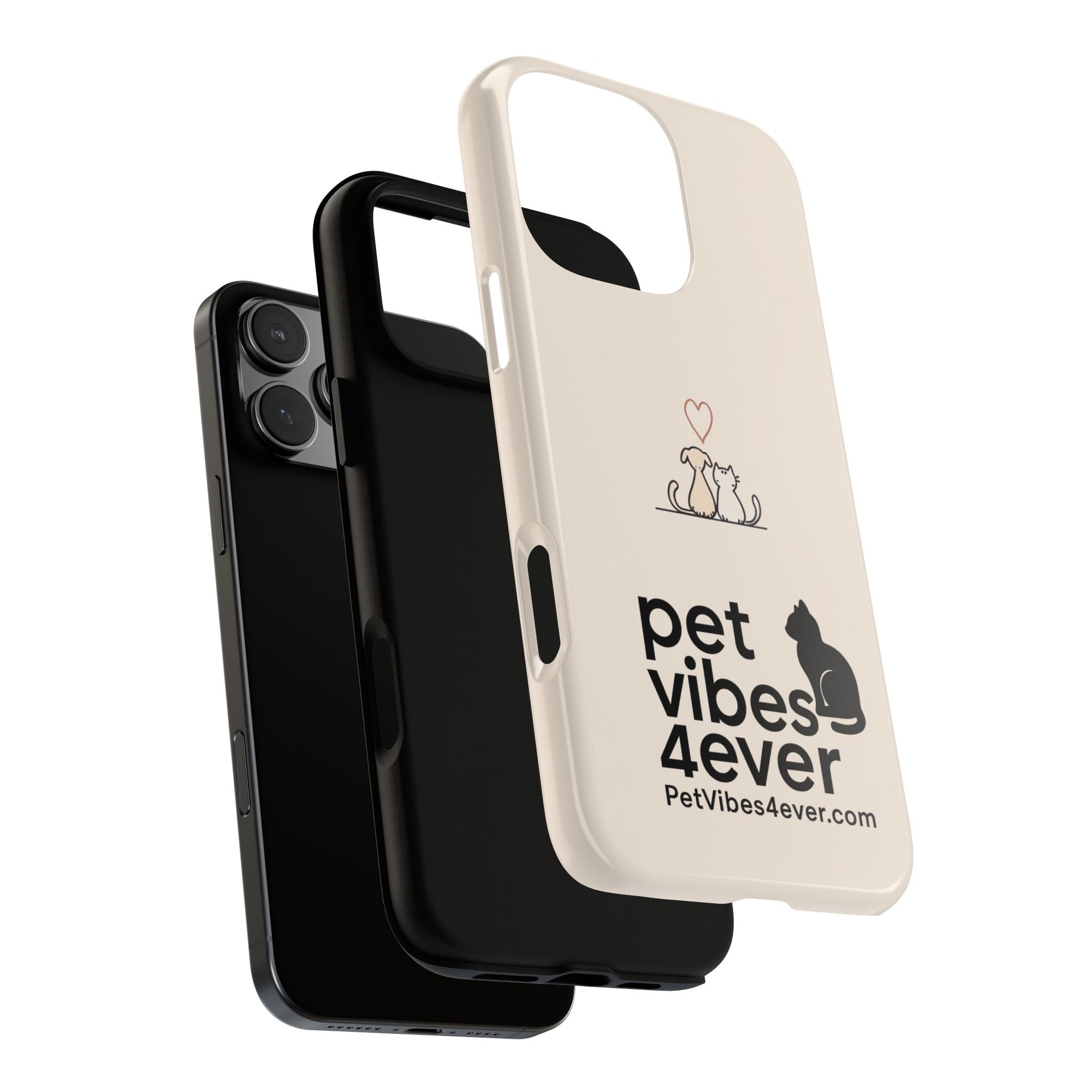 Pet Lovers Phone Case, Cute Animal Design, Tough Cases for Dog and Cat Lovers, Gift for Pet Owners, Unique Pet Accessory