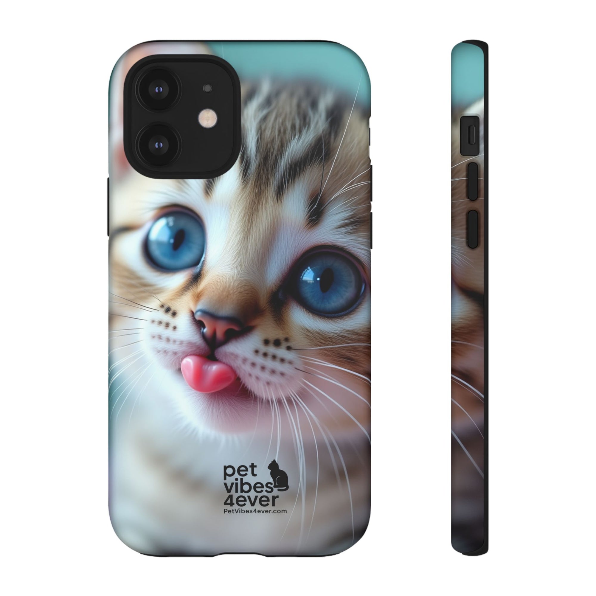 Cute Cat Phone Case, Pet Lover Gift, Funny Animal Protector, Cute Tech Accessories, Cat Mom Gift