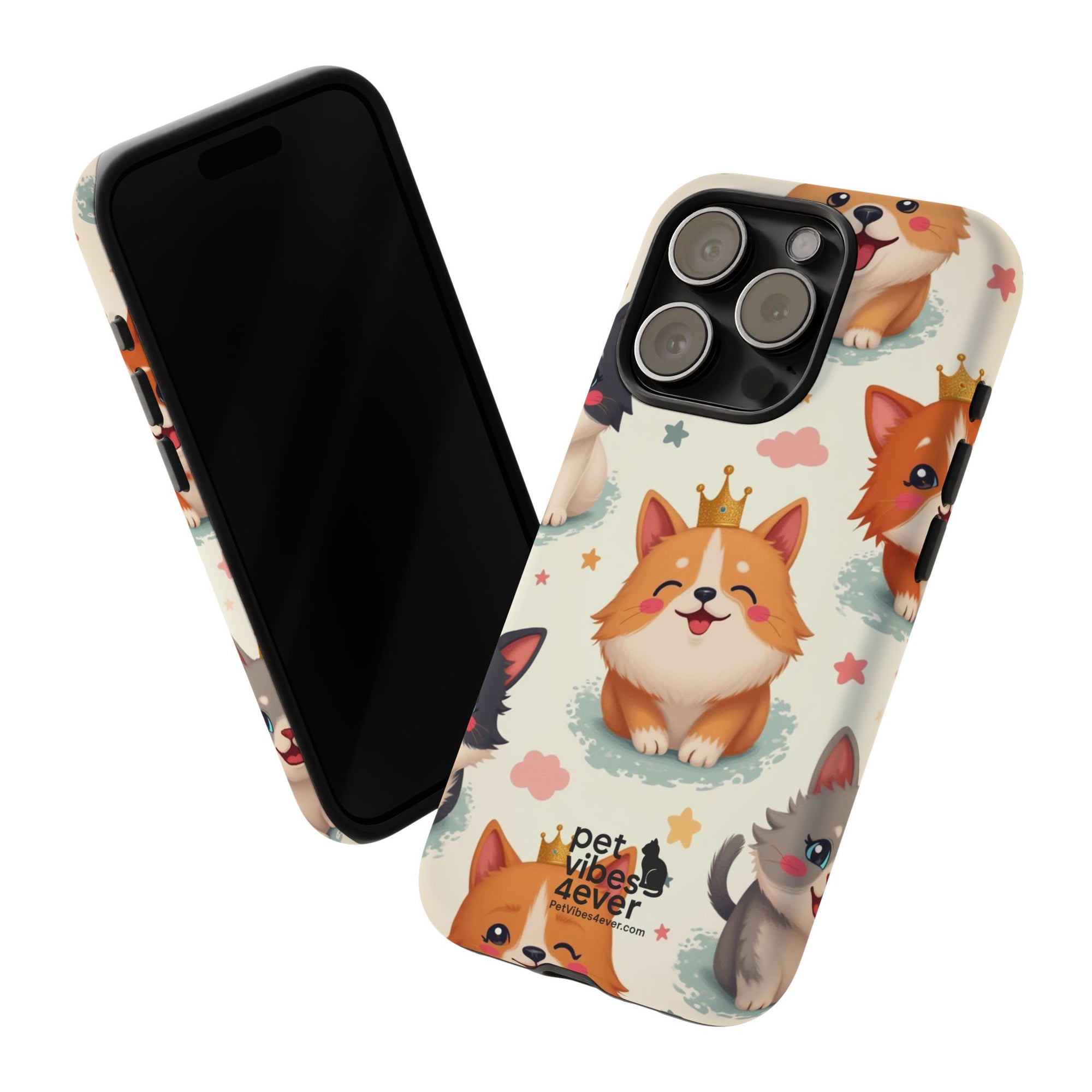 Cute Pet Phone Case, Dog Lover Accessory, Cat Phone Cover, Gift for Animal Lovers, Birthday Present, Pet Vibes Forever