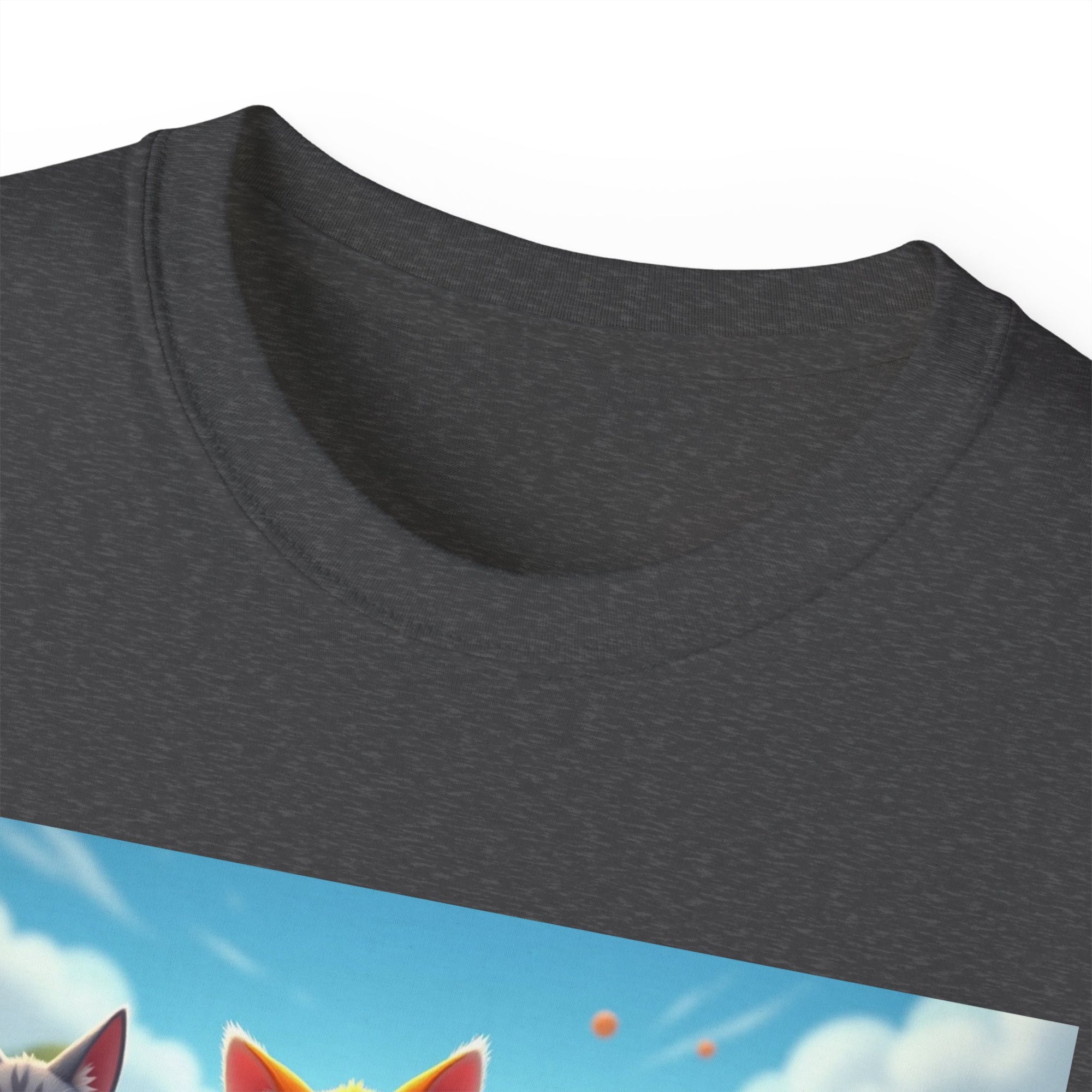 Cartoon Racing Friends Unisex Tee, Fun Gift for Gamers, Kid-Approved Style, Birthday Present, Family Game Night Apparel