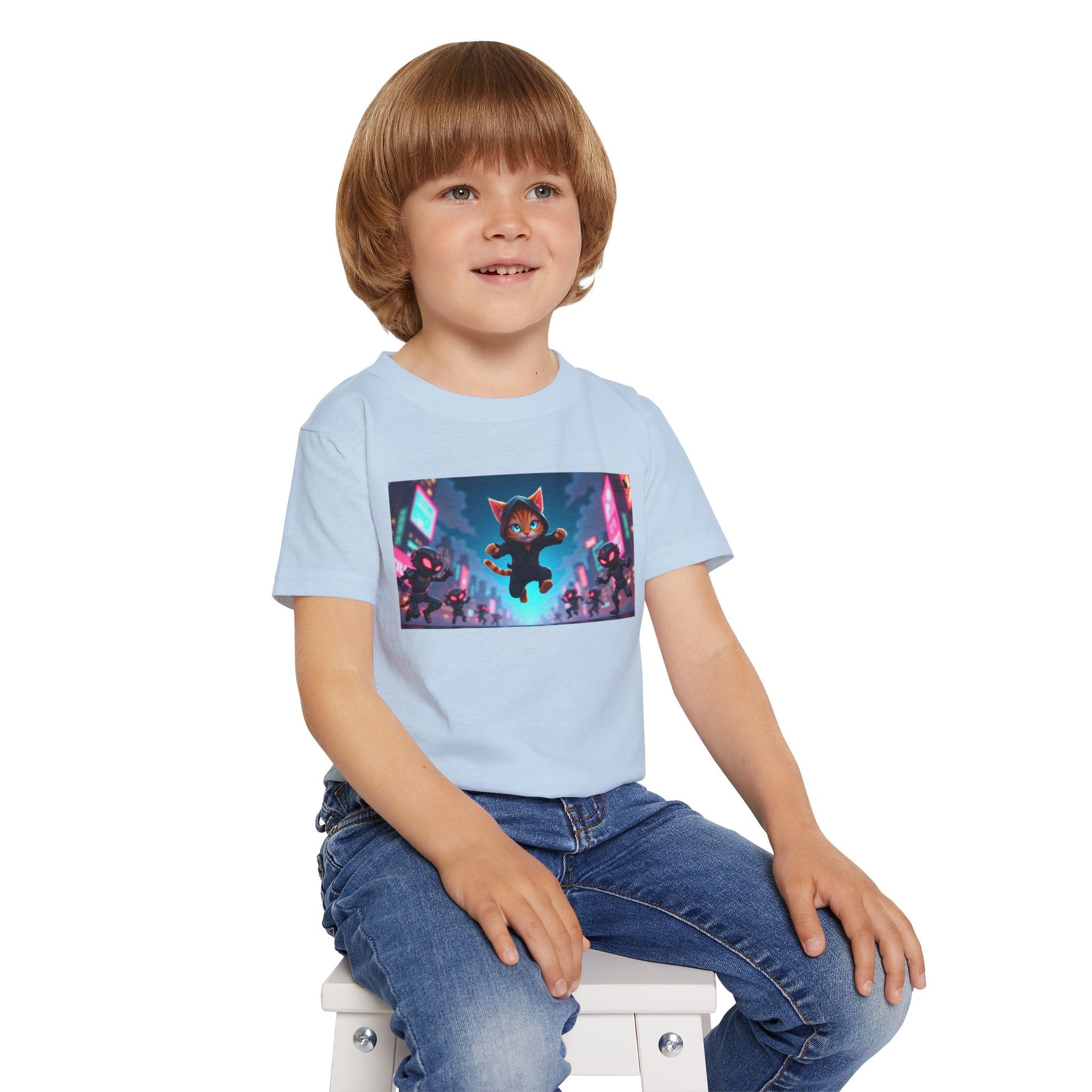 Playful Cartoon Toddler T-Shirt with Fun Design, Kids Apparel, Gift for Toddlers, Birthday Outfit, Everyday Wear, Cartoon Shirt