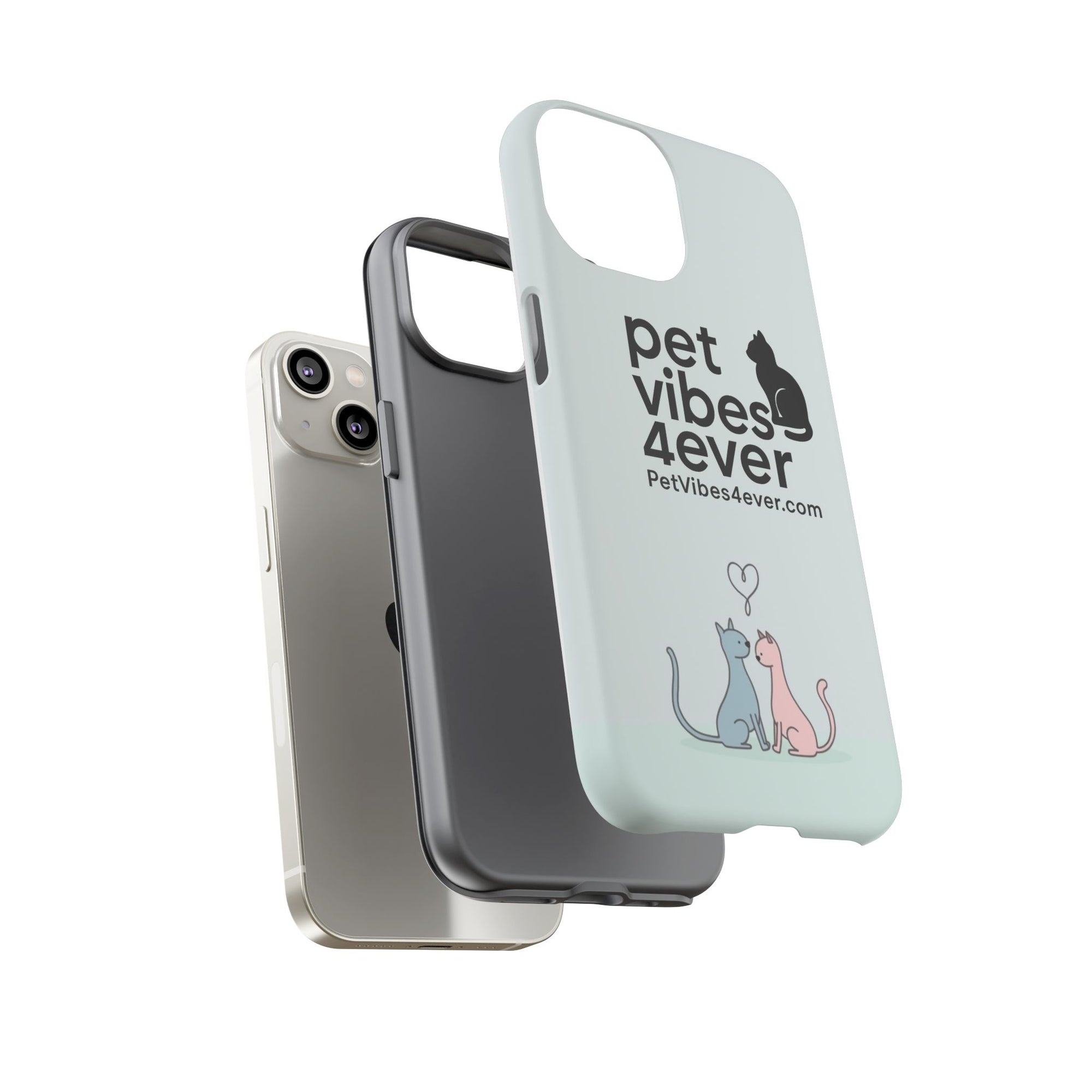 Pet Lover Phone Case - Cute Cat Lover Gift, Animal Protective Cover, Pet Vibes Merchandise, Birthday Present, Custom Phone Accessory