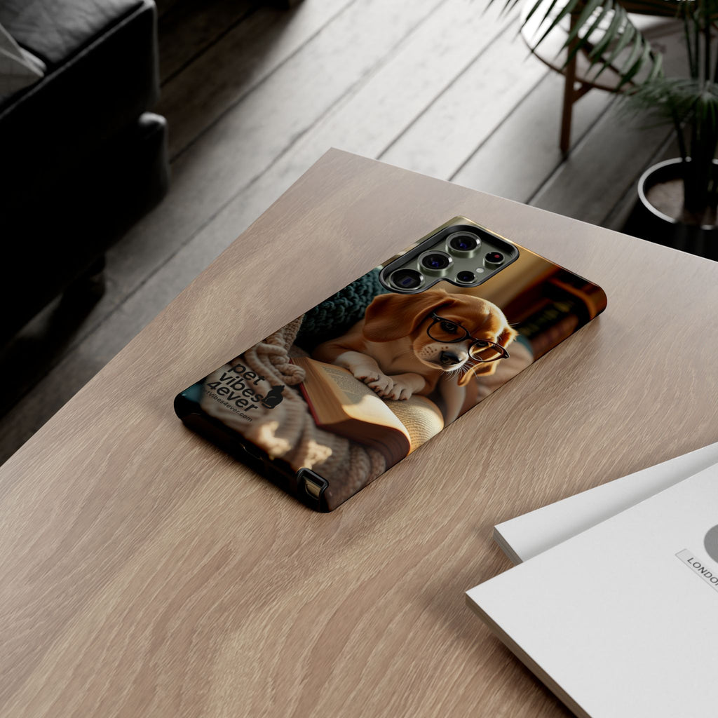 Dog-Themed Phone Case with "Pet Vibes Forever" Design, Cute Dog Accessories, Pet Lover Gift, Phone Cover, Animal Lover Decor