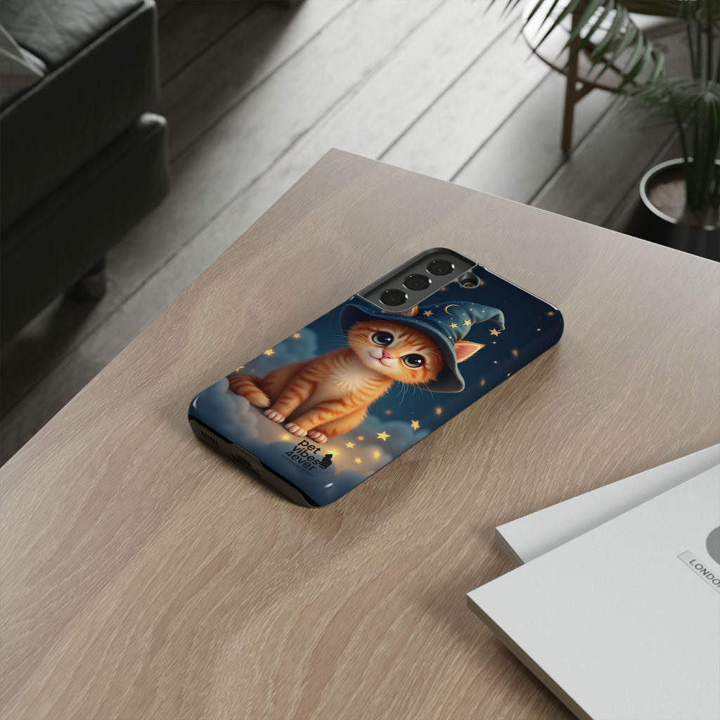 Cat-Themed Phone Case, Magical Cat Case, Pet Lover Gift, Cute Animal Accessories, Birthday Present For Cat Owners