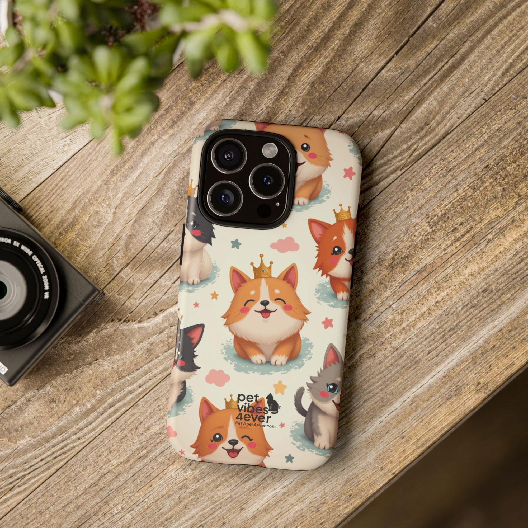 Cute Pet Phone Case, Dog Lover Accessory, Cat Phone Cover, Gift for Animal Lovers, Birthday Present, Pet Vibes Forever