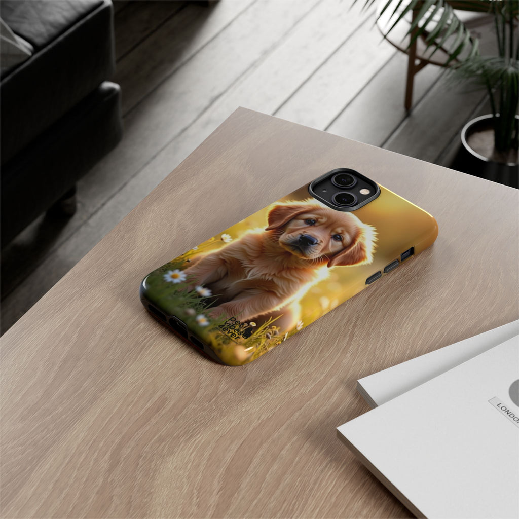 Golden Retriever Phone Case, Cute Dog Phone Cover, Pet Lover Gift, Tough Phone Cases, Puppy Design Mobile Protector