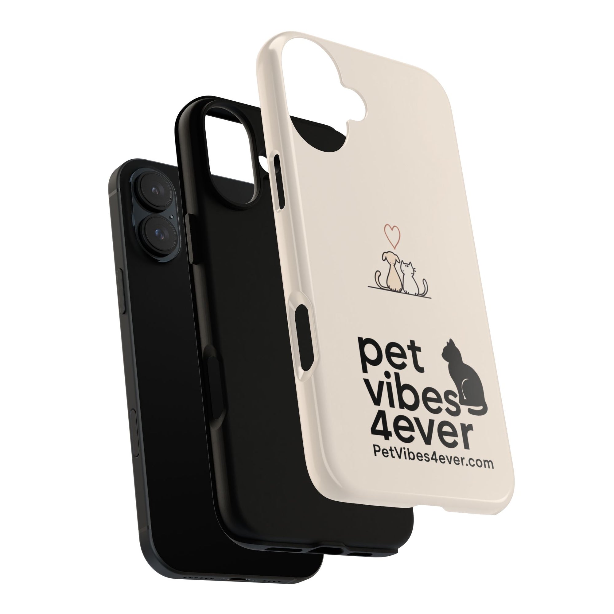 Pet Lovers Phone Case, Cute Animal Design, Tough Cases for Dog and Cat Lovers, Gift for Pet Owners, Unique Pet Accessory
