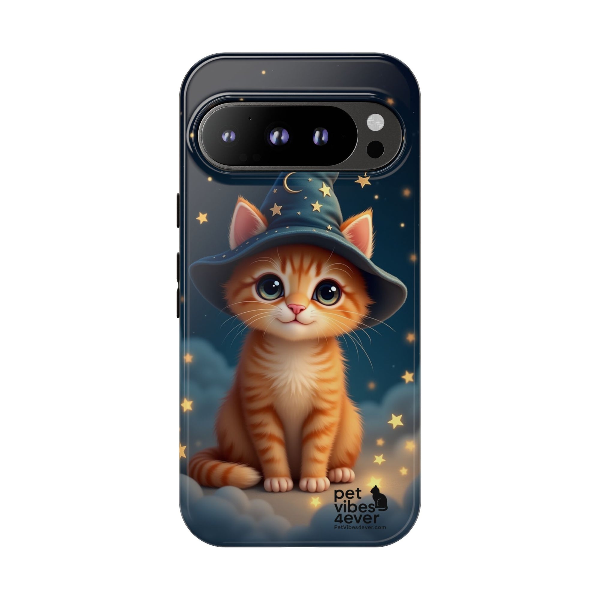 Cat-Themed Phone Case, Cute Cat Case, Pet Lover Gift, Kawaii Phone Accessory, Celestial Cat Design, Stylish Gadget Protector