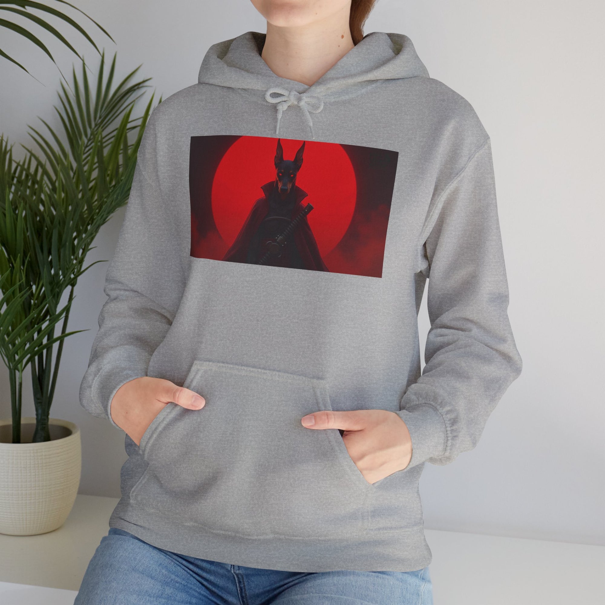 Red Sun Graphic Hoodie for Fans, Perfect for Cozy Days, Gifting, Festivals, and Casual Outings.