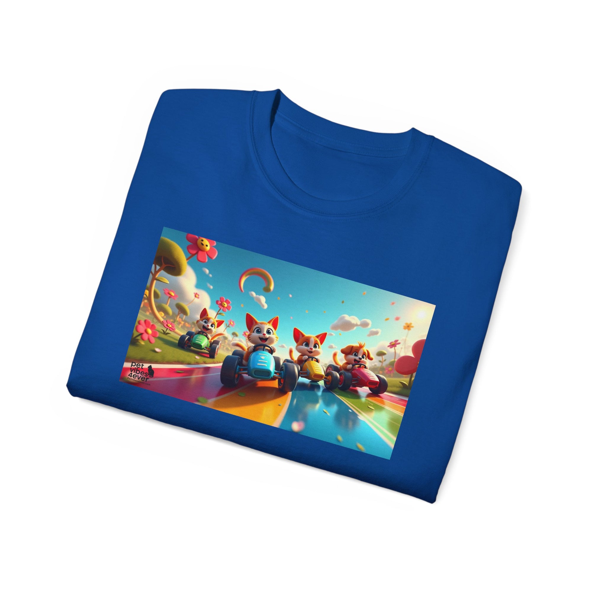 Colorful Fantasy Art Tee, Unisex Tee, Graphic T-Shirt, Fun Gift, Casual Wear, Summer Style, Festival Fashion