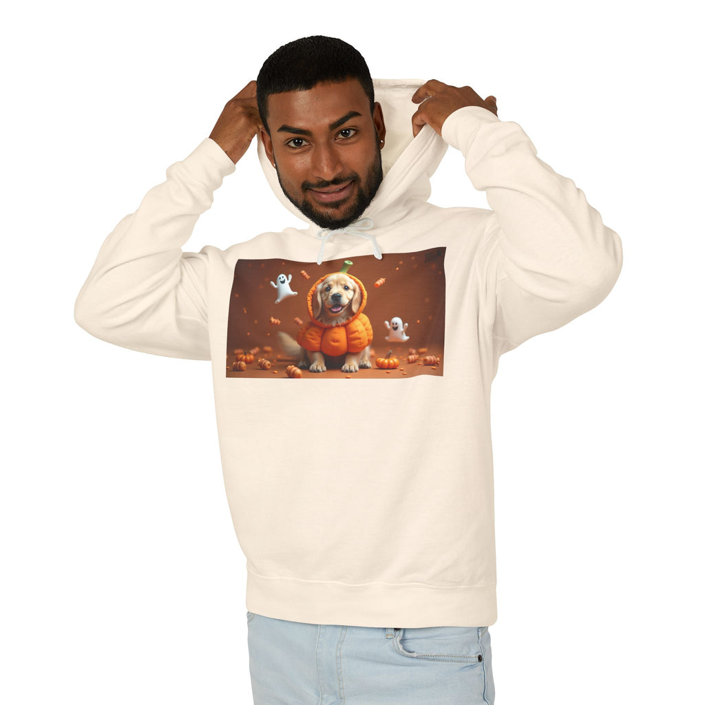 Cozy Halloween Dog Hoodie, Unisex Lightweight Sweatshirt, Perfect Fall Gift, Pet Lovers Apparel, Spooky Season Sweatshirt