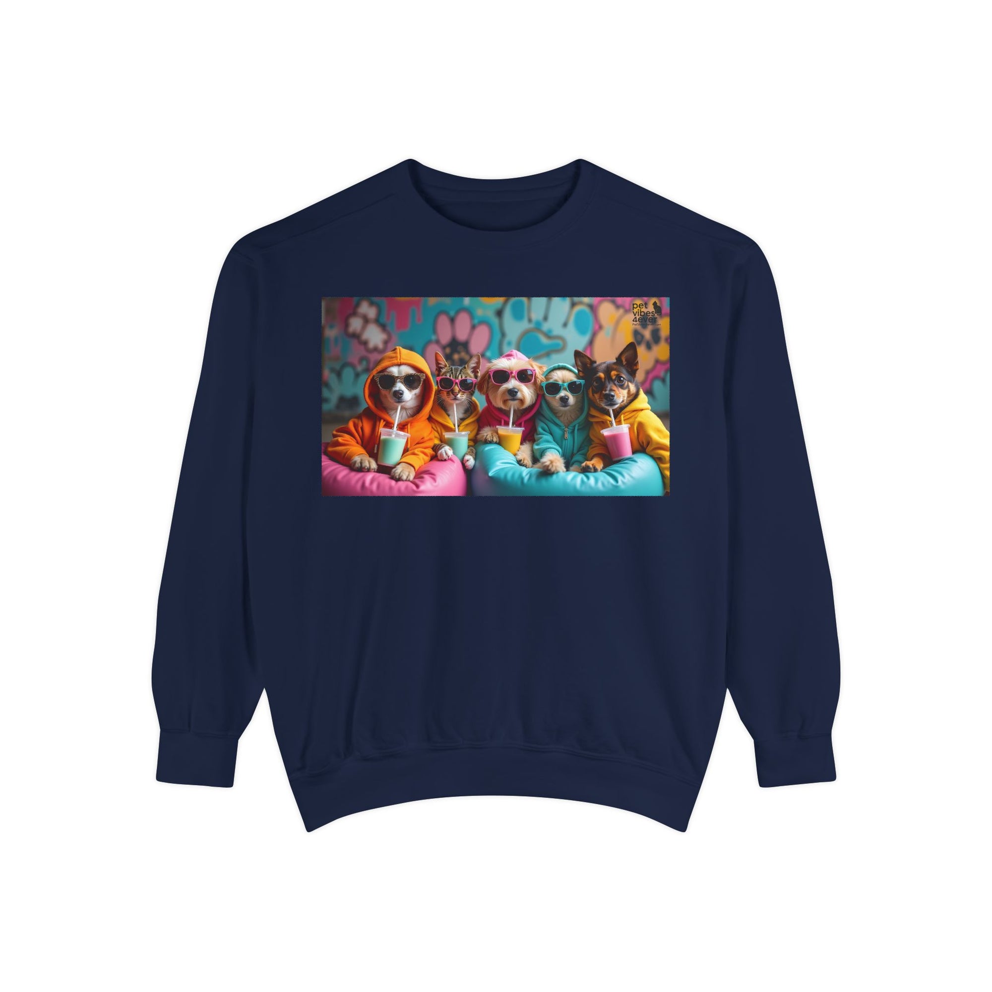 Colorful Dog Lovers Unisex Sweatshirt, Cozy Apparel for Pet Owners, Gift for Dog Lovers, Cute Animal Sweatshirt, Fun Casual Wear