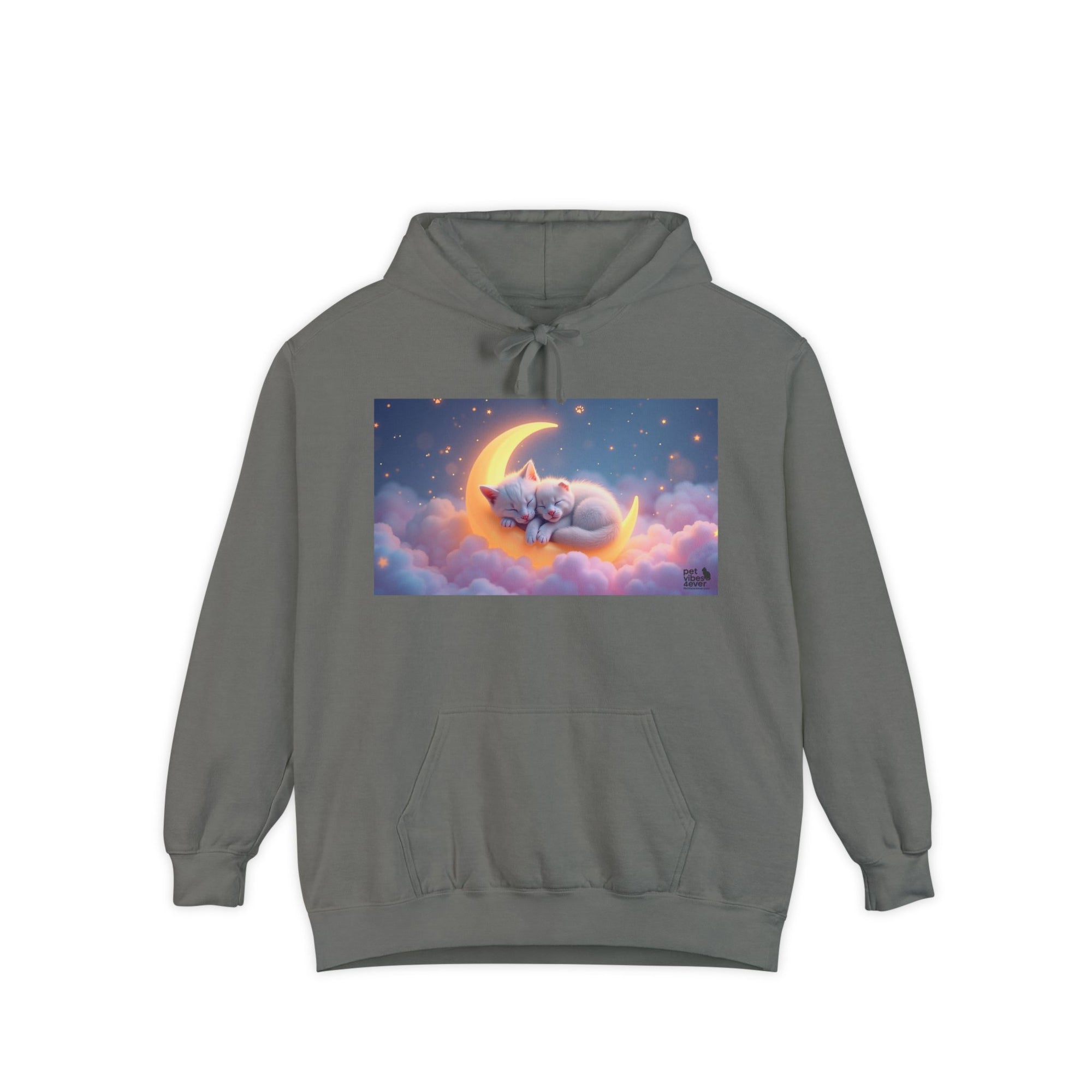 Dreamy Cat Hoodie, Cozy Unisex Hoodie, Cute Hoodie for Cat Lovers, Stylish Gift for Her, Relaxed Fashion for Everyday Use