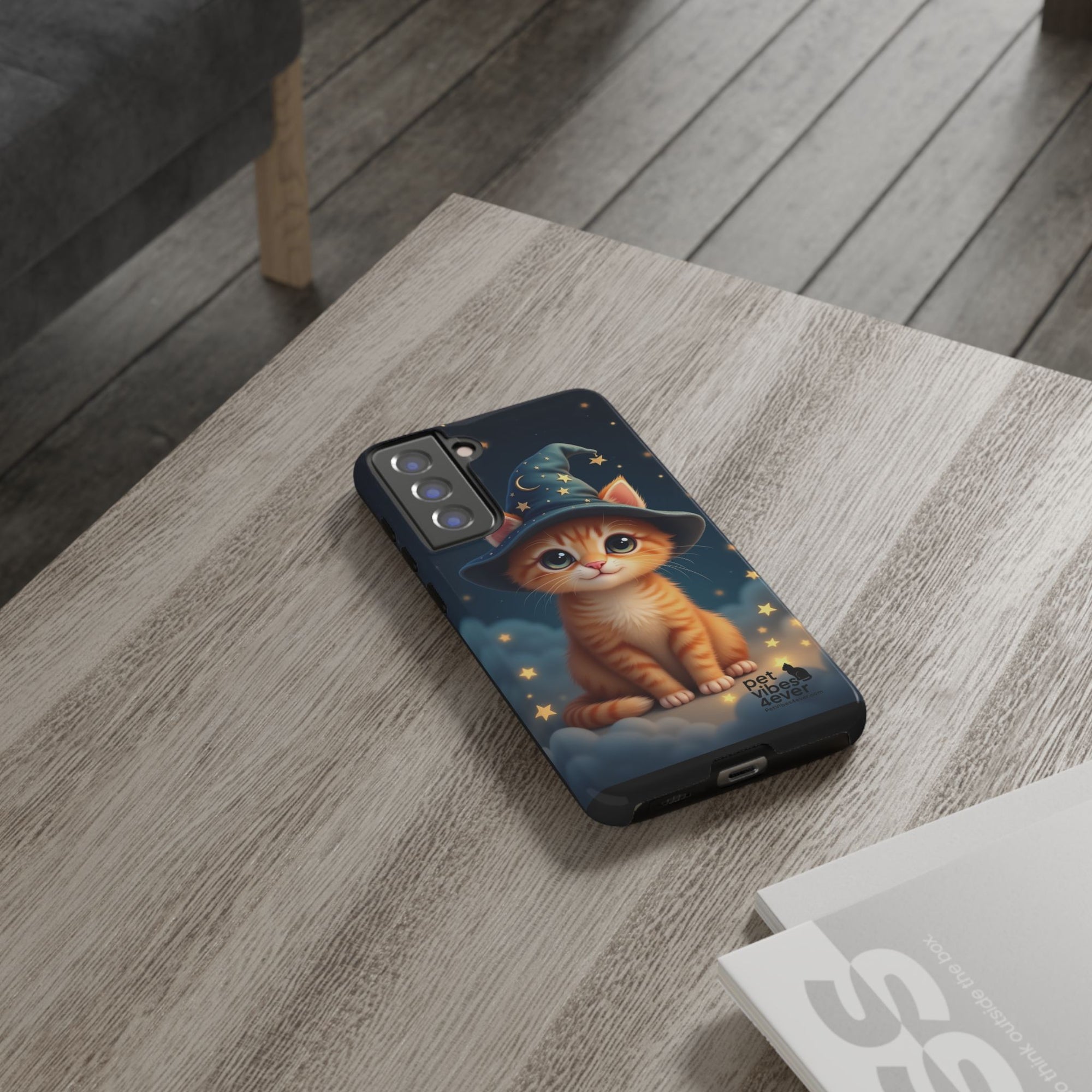 Cat-Themed Phone Case, Magical Cat Case, Pet Lover Gift, Cute Animal Accessories, Birthday Present For Cat Owners