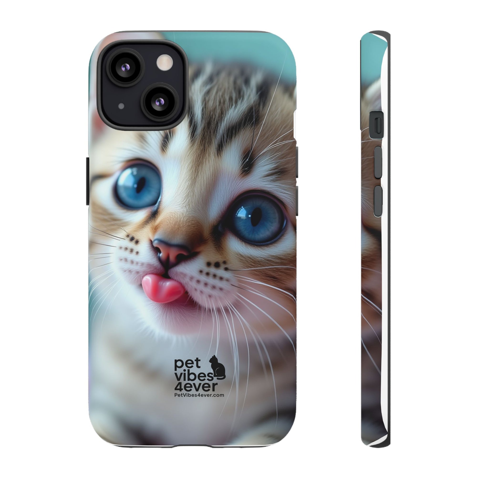 Cute Cat Phone Case, Pet Lover Gift, Funny Animal Protector, Cute Tech Accessories, Cat Mom Gift