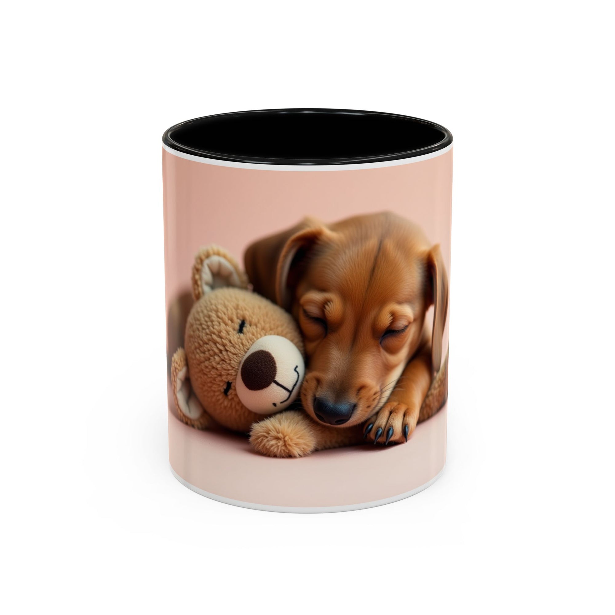 Cute Dog and Toy Accent Coffee Mug - Perfect for Pet Lovers, Gift for Animal Enthusiasts, Adorable Mug for Home and Office