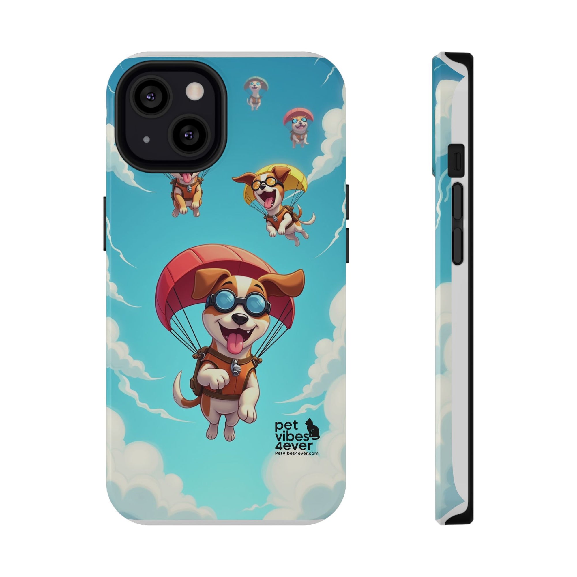 Playful Pet Vibes iPhone Case | Impact-Resistant Dog Design, Gifts for Dog Lovers, Cute Phone Accessory, Fun Pet Merchandise, [...]
