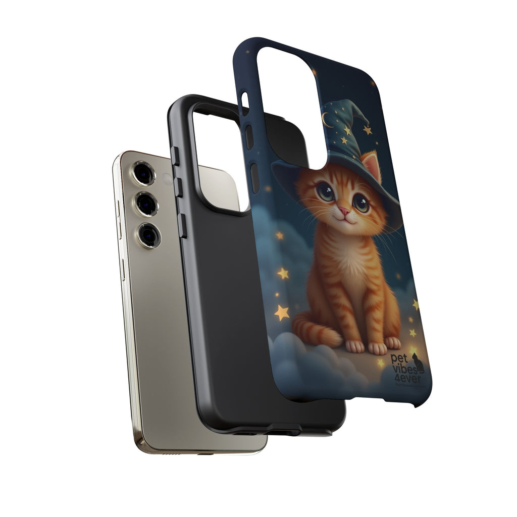 Cat-Themed Phone Case, Magical Cat Case, Pet Lover Gift, Cute Animal Accessories, Birthday Present For Cat Owners