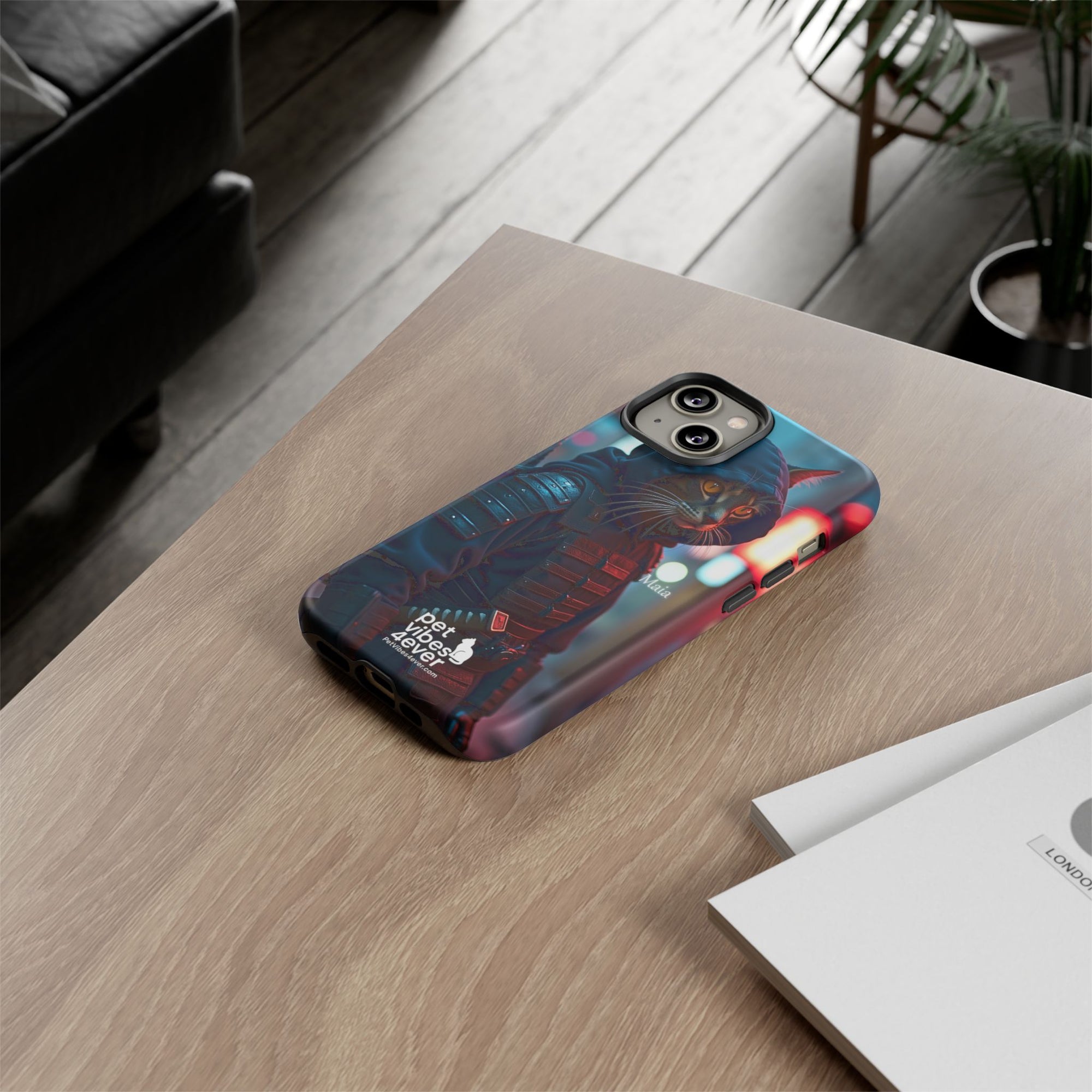Tough Cases: Cool Cat Phone Case with 'Pet Vibes 4ever', Perfect for Cat Lovers, Unique Gift for Pet Enthusiasts, Fun Phone Accessory, [...]
