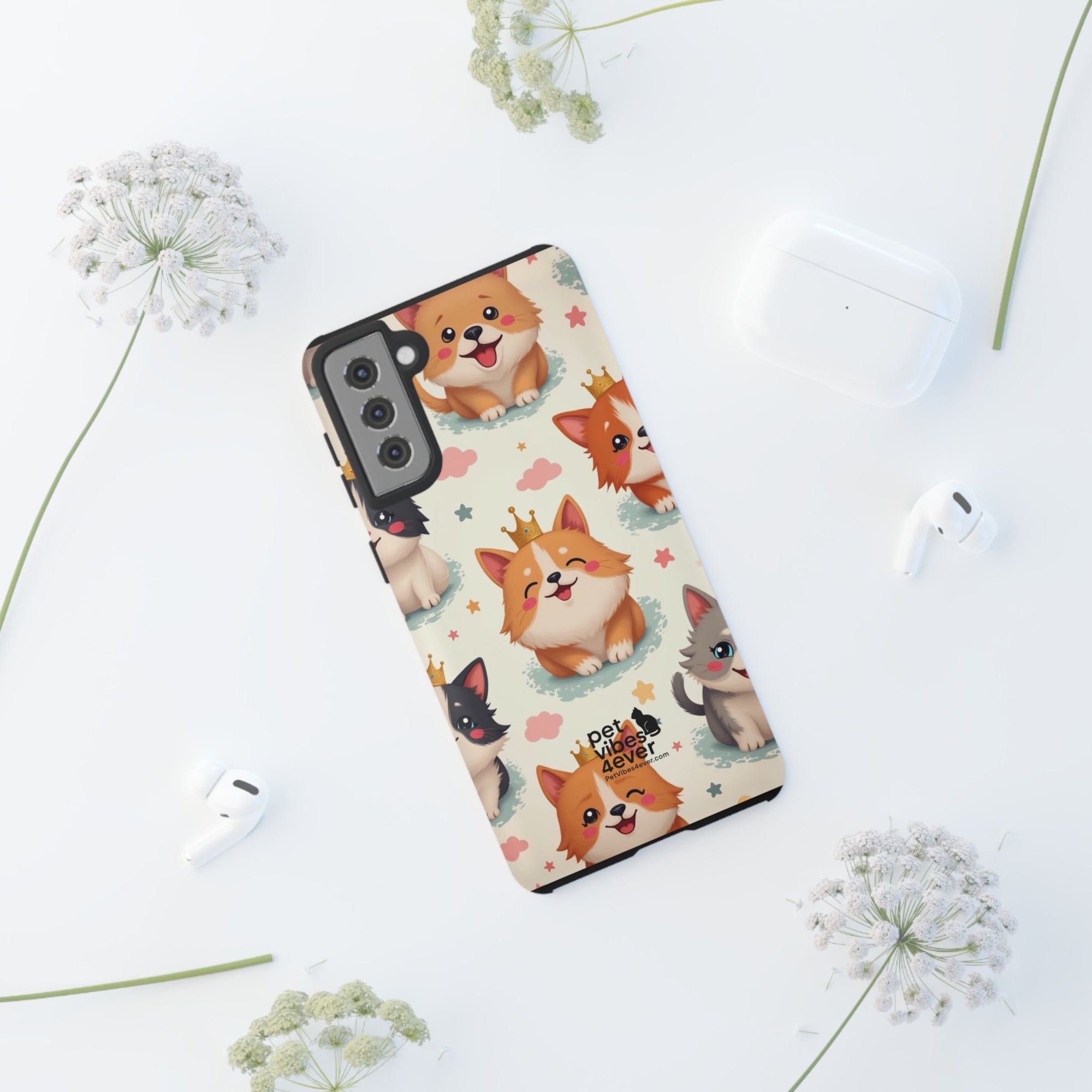 Cute Pet Phone Case, Animal Lover Gift, Dog Cat Lover Accessory, Phone Cover for Pet Parents, Birthday Gift for Pet Owners