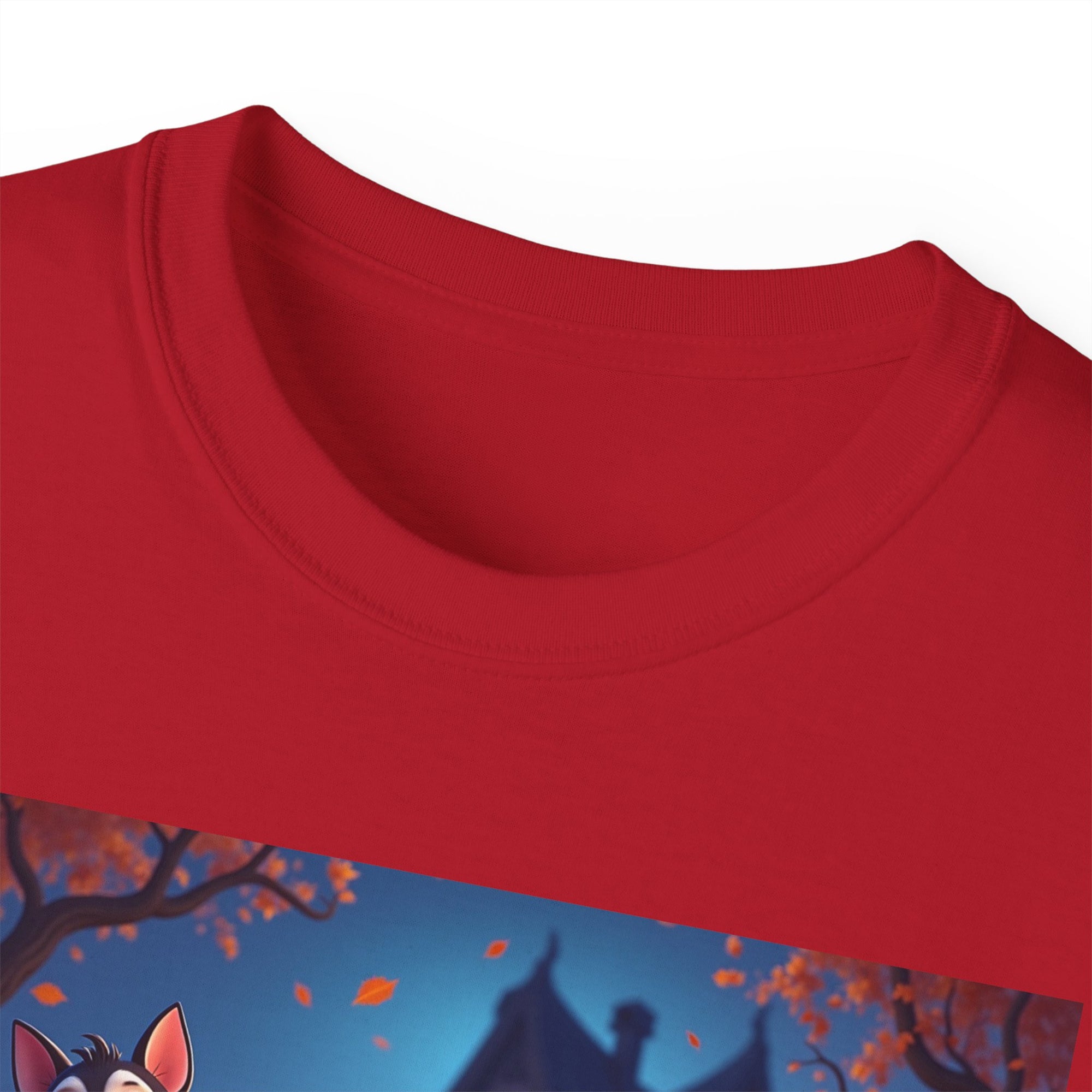 Whimsical Halloween Animal Tee, Unisex Cotton Shirt, Cute Graphic Tee, Fall Festival Apparel, Spooky Season Gift