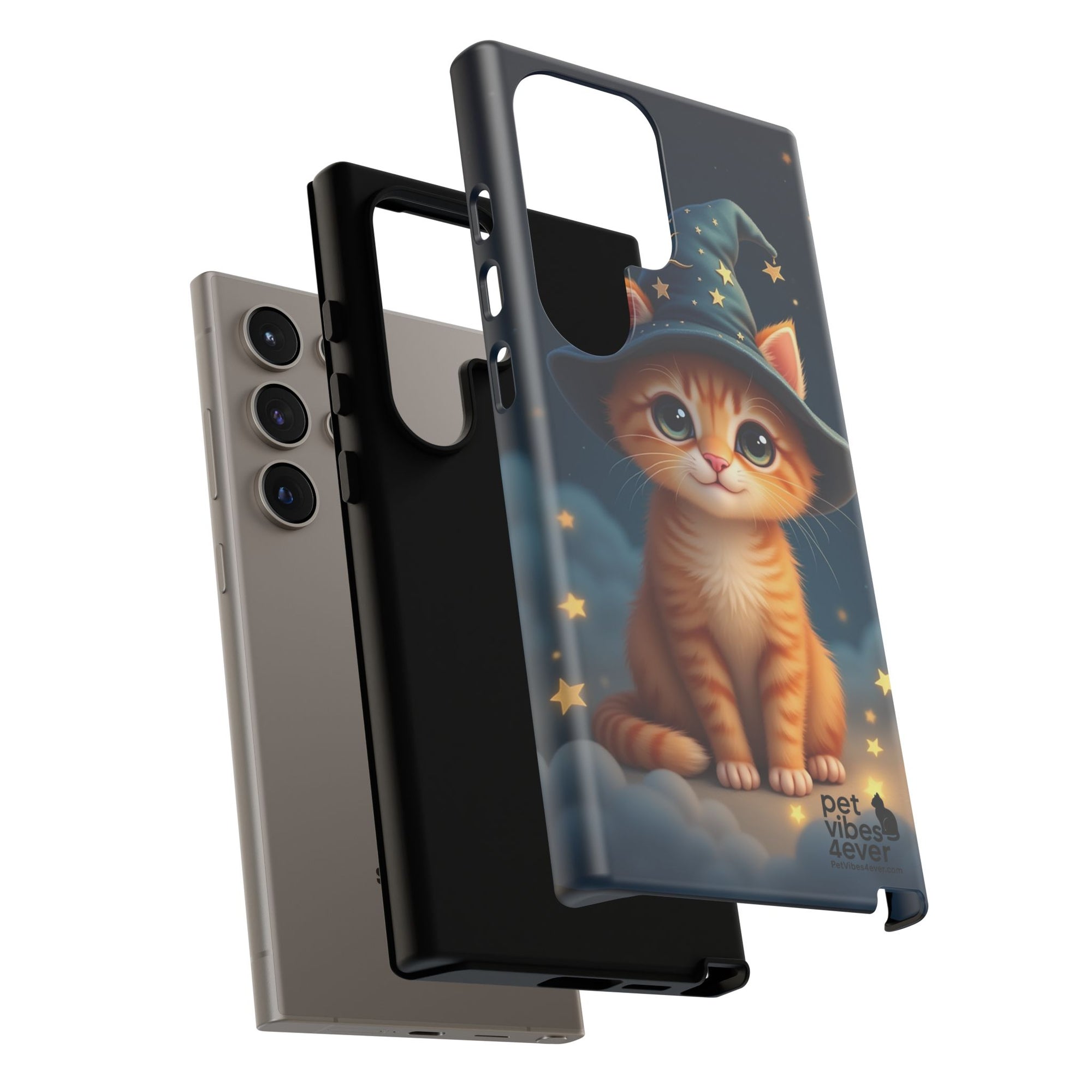 Cat-Themed Phone Case, Magical Cat Case, Pet Lover Gift, Cute Animal Accessories, Birthday Present For Cat Owners