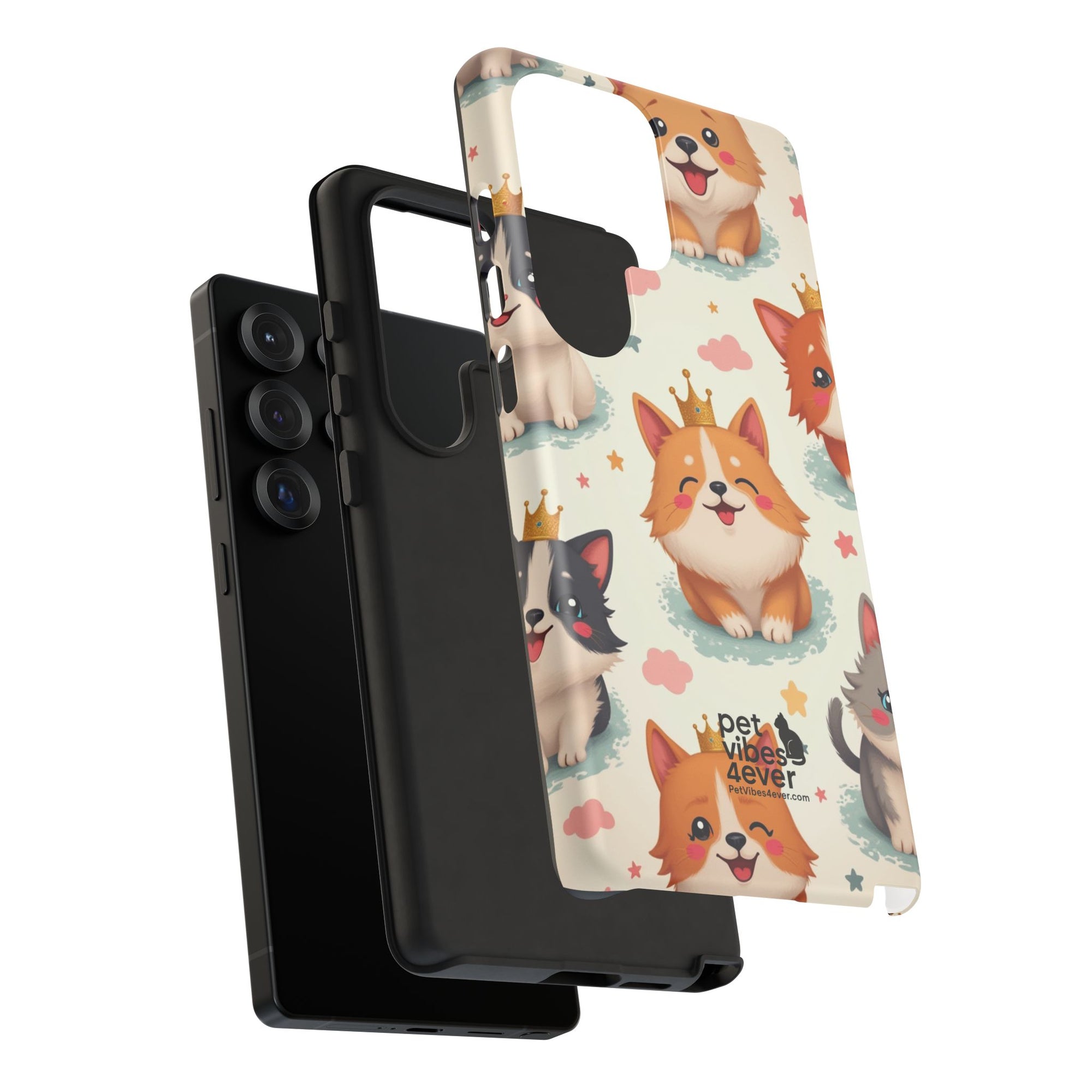 Cute Pet Phone Case, Animal Lover Gift, Dog Cat Lover Accessory, Phone Cover for Pet Parents, Birthday Gift for Pet Owners
