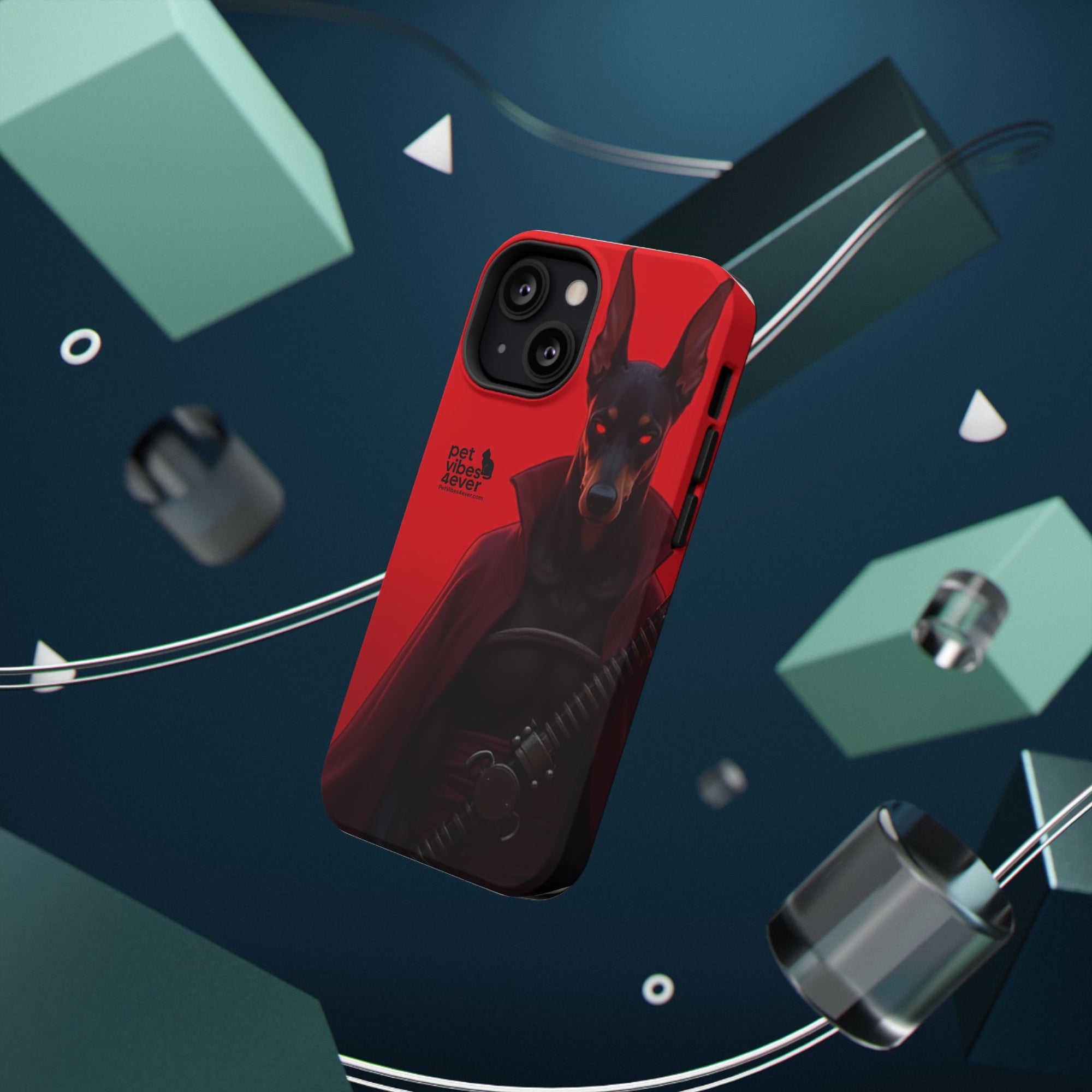 Impact-Resistant Phone Cases with Bold Dog Design, Durable Silicone, Gifts for Dog Lovers, Unique Cell Phone Accessories, Pet-Themed Gifts