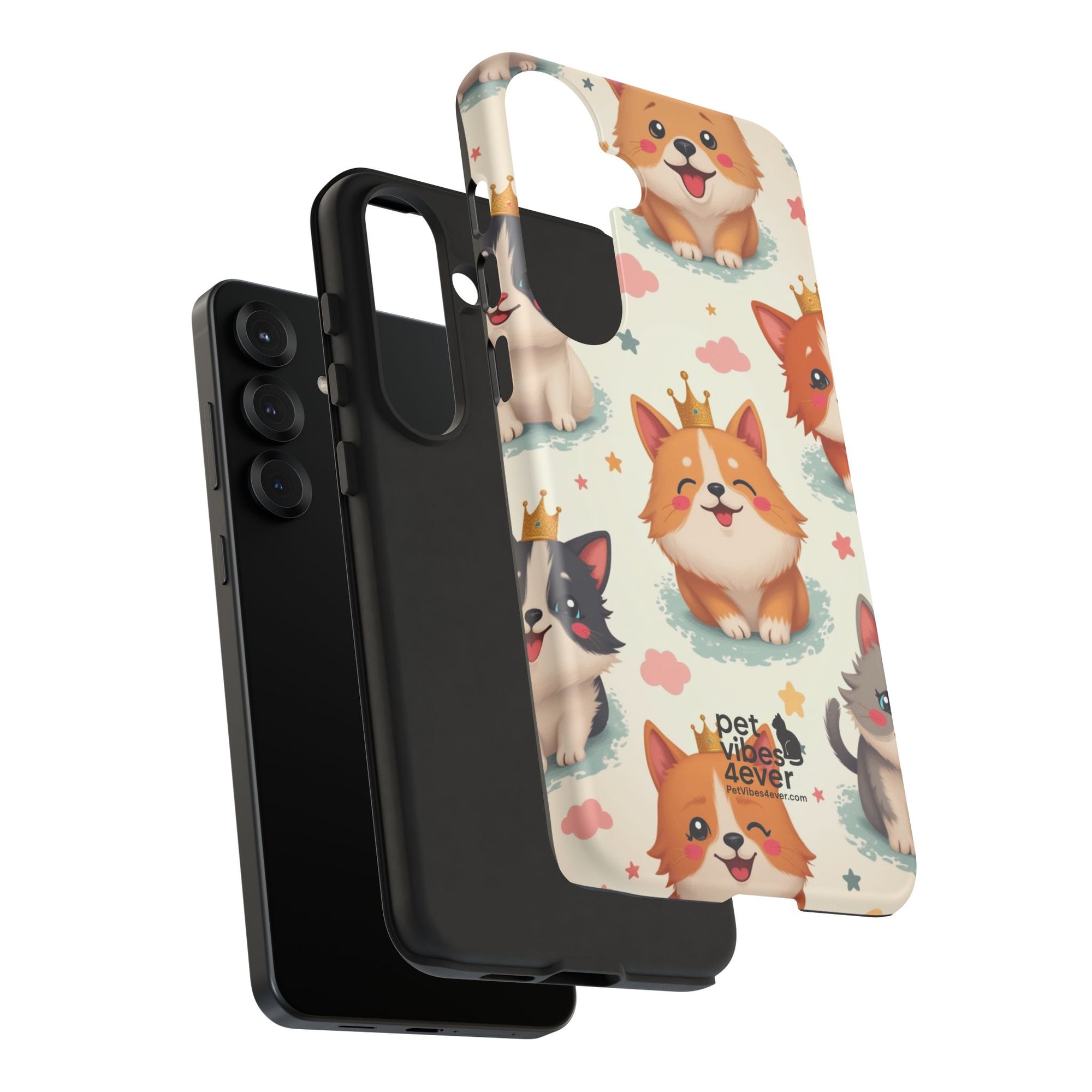 Cute Pet Phone Case, Animal Lover Gift, Dog Cat Lover Accessory, Phone Cover for Pet Parents, Birthday Gift for Pet Owners