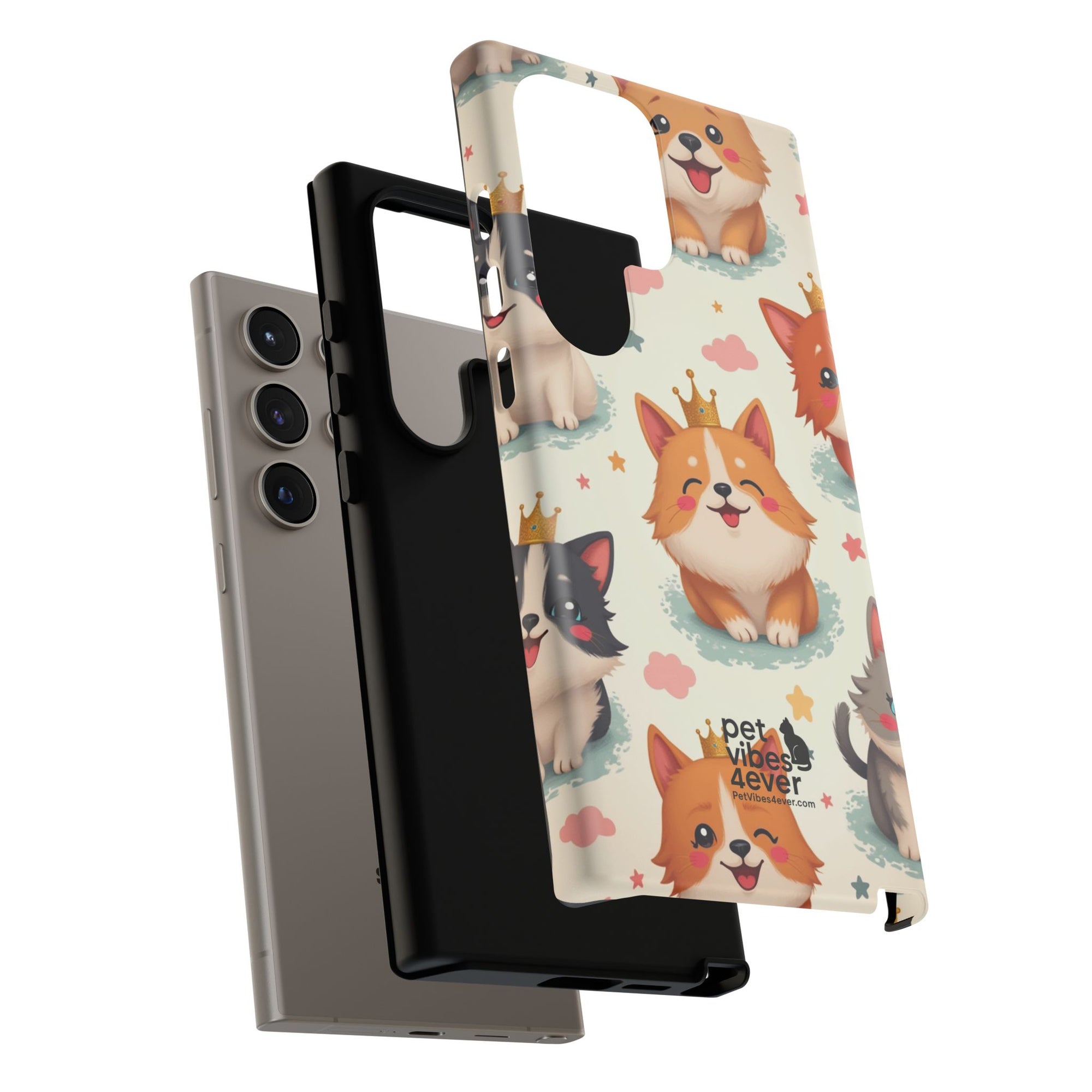 Cute Pet Phone Case, Animal Lover Gift, Dog Cat Lover Accessory, Phone Cover for Pet Parents, Birthday Gift for Pet Owners