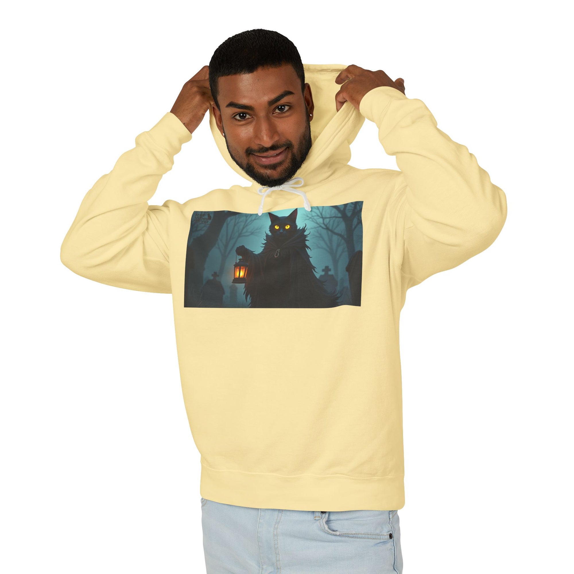 Mysterious Forest Hoodie, Cozy Lightweight Hooded Sweatshirt for Fall, Perfect for Halloween, Unisex Gift, Casual Wear, Autumn Style