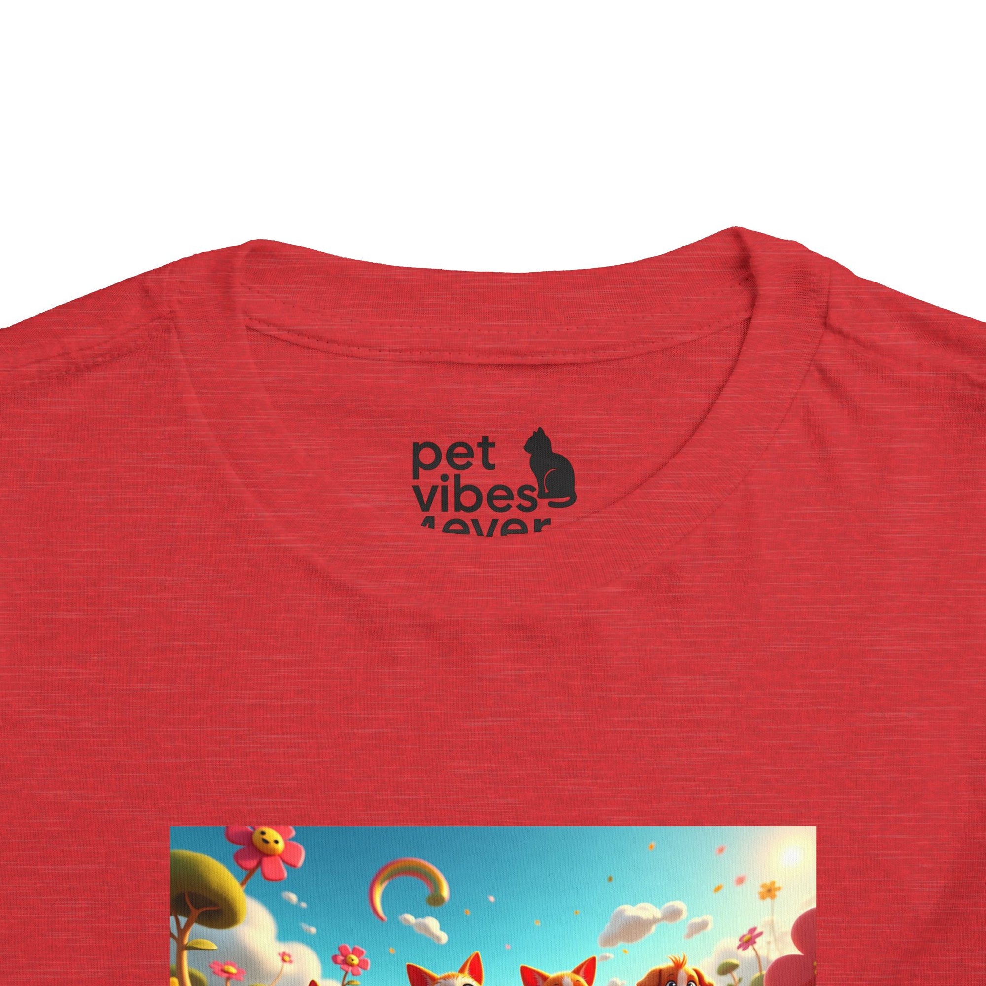 Colorful Toddler Short Sleeve Tee, Fun Kids T-Shirt, Summer Playwear, Birthday Gift, Rainbow Design Tee, Everyday Playwear