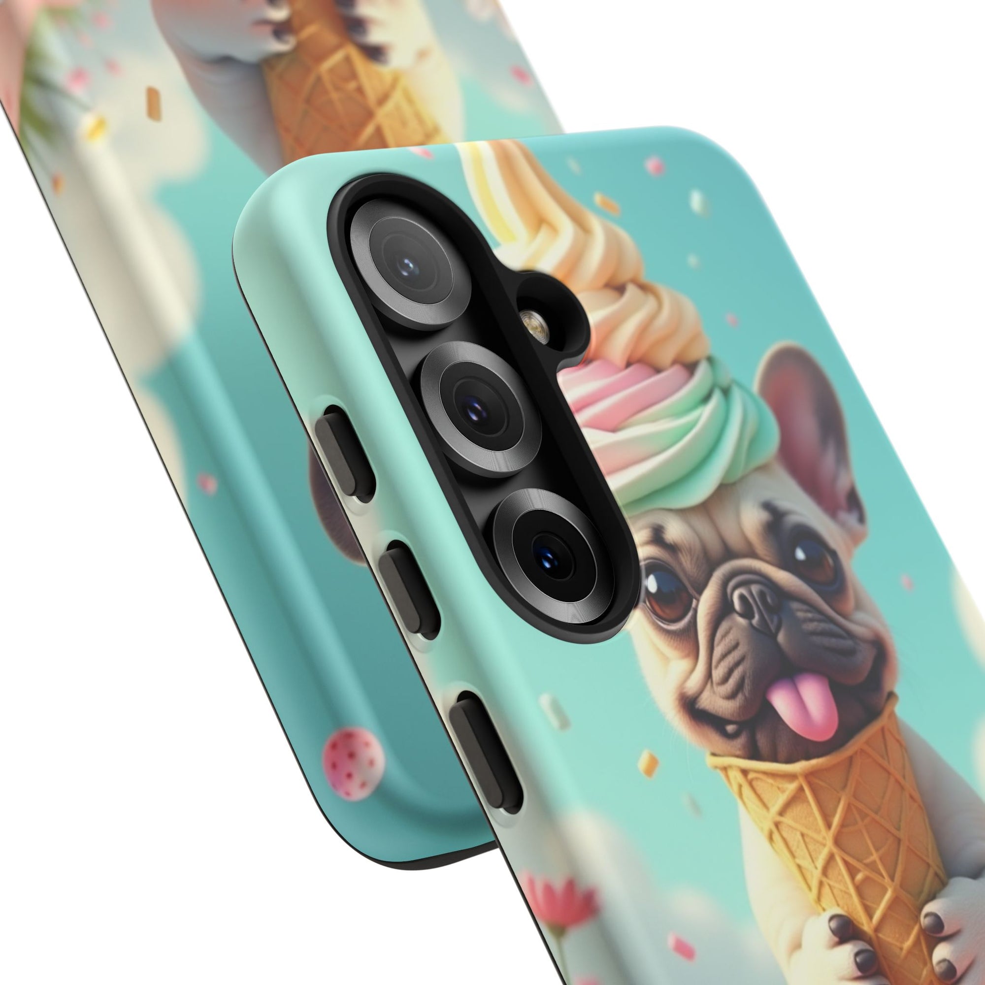 Cute Dog Phone Case, Pet Lover Gift, Tough iPhone/Android Cover, Dog Art, Fun Phone Accessory